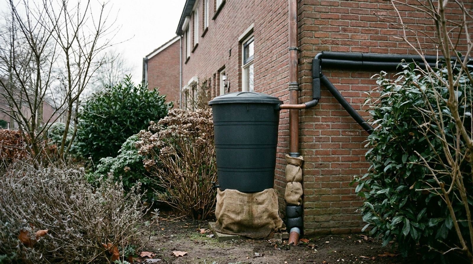 Regenwateropvang in de winter: zo voorkom je vorstschade