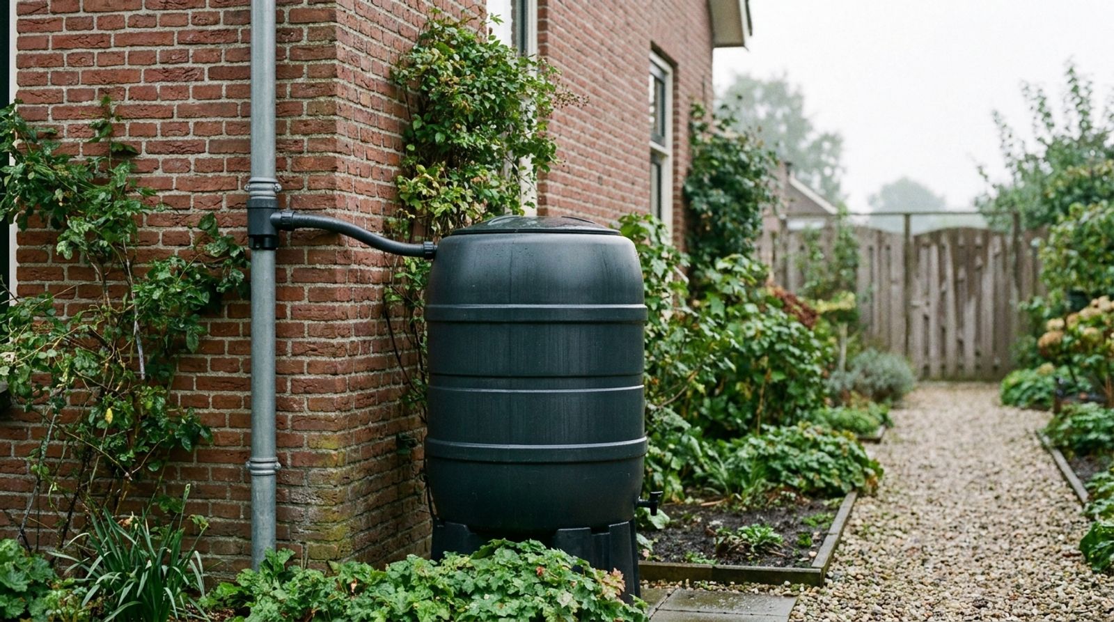 Hoeveel liter regenwateropslag heb ik nodig?