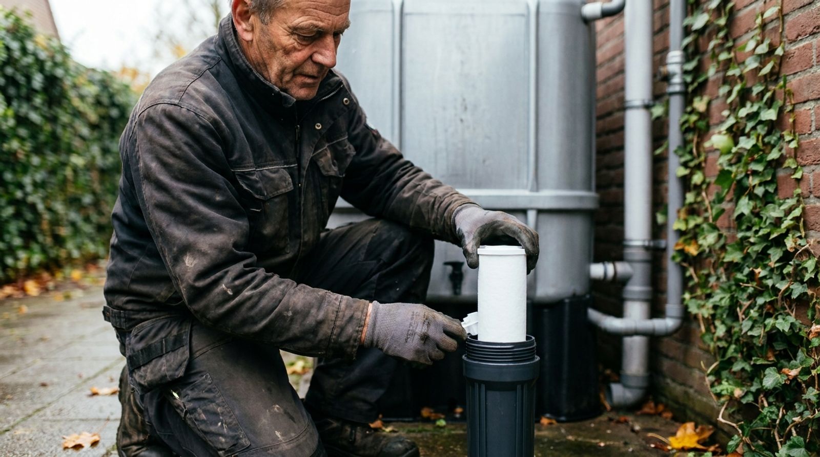 Regenwaterfilter vervangen: hoe vaak en wat kost het?