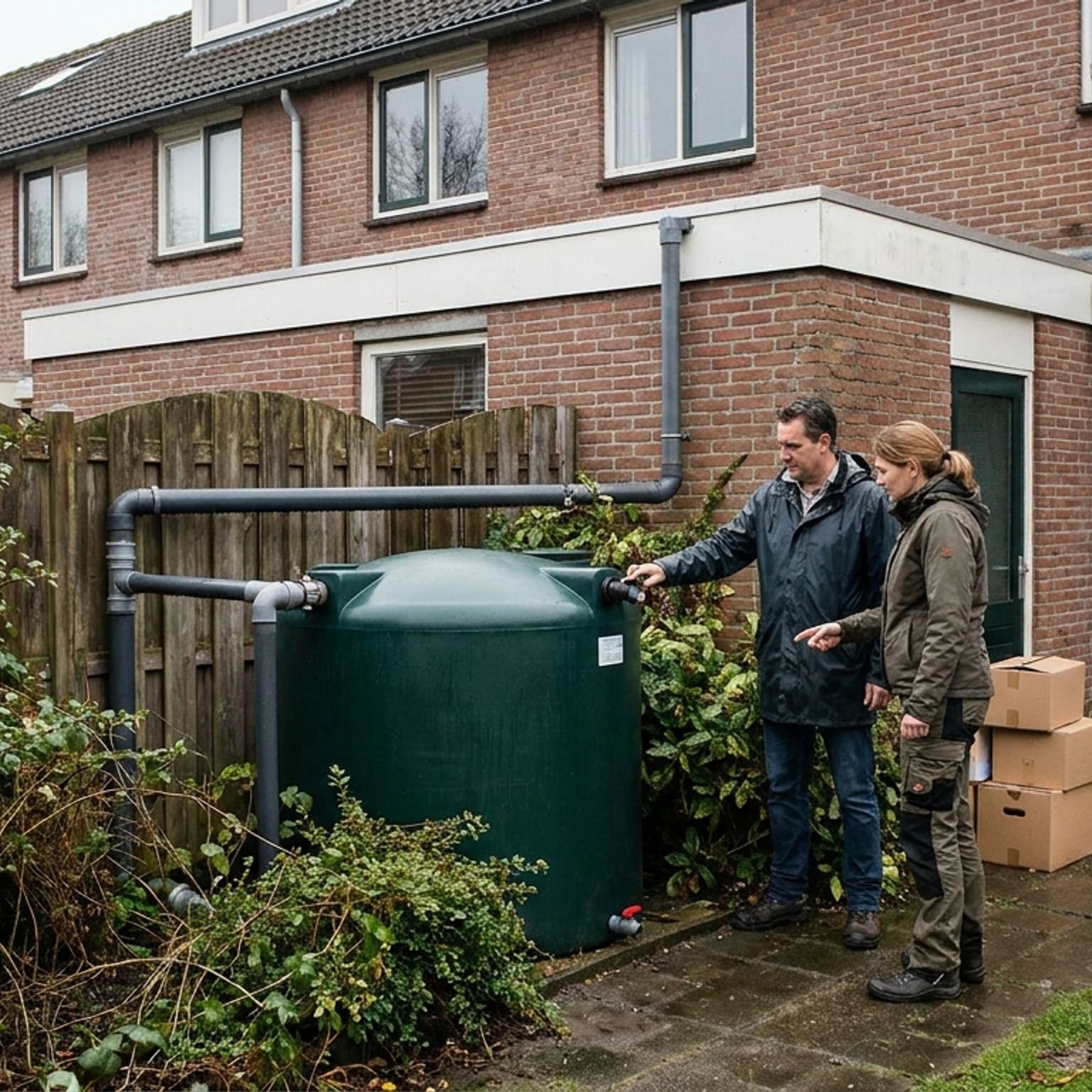 Regenwatersysteem overnemen bij huizenkoop