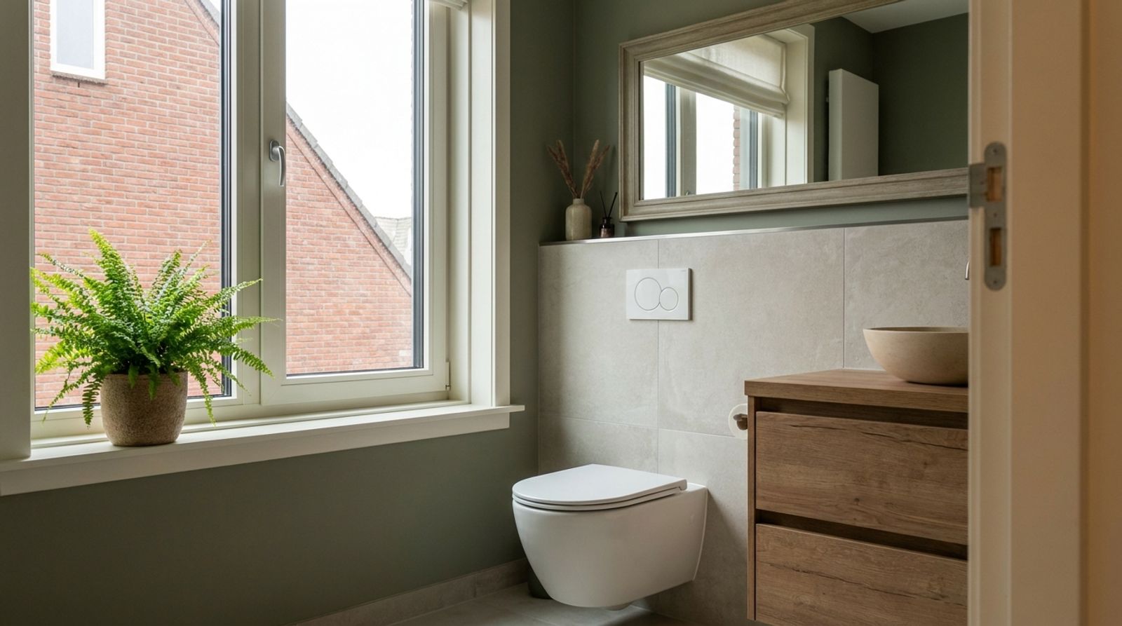 Toilet doorspoelen met regenwater