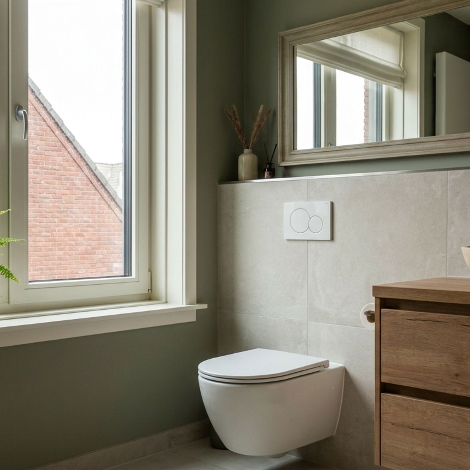 Toilet doorspoelen met regenwater