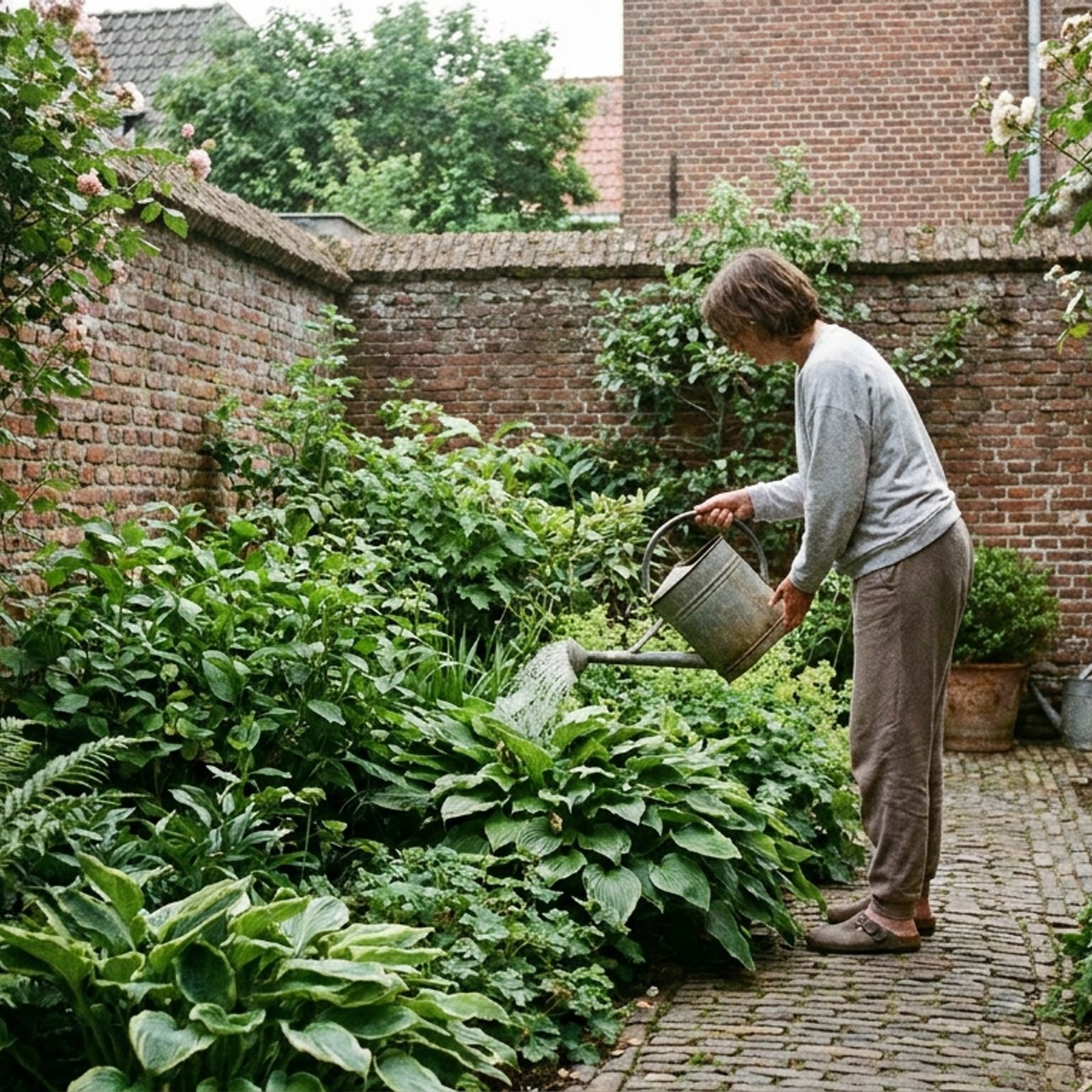 Tuin bewateren met regenwater