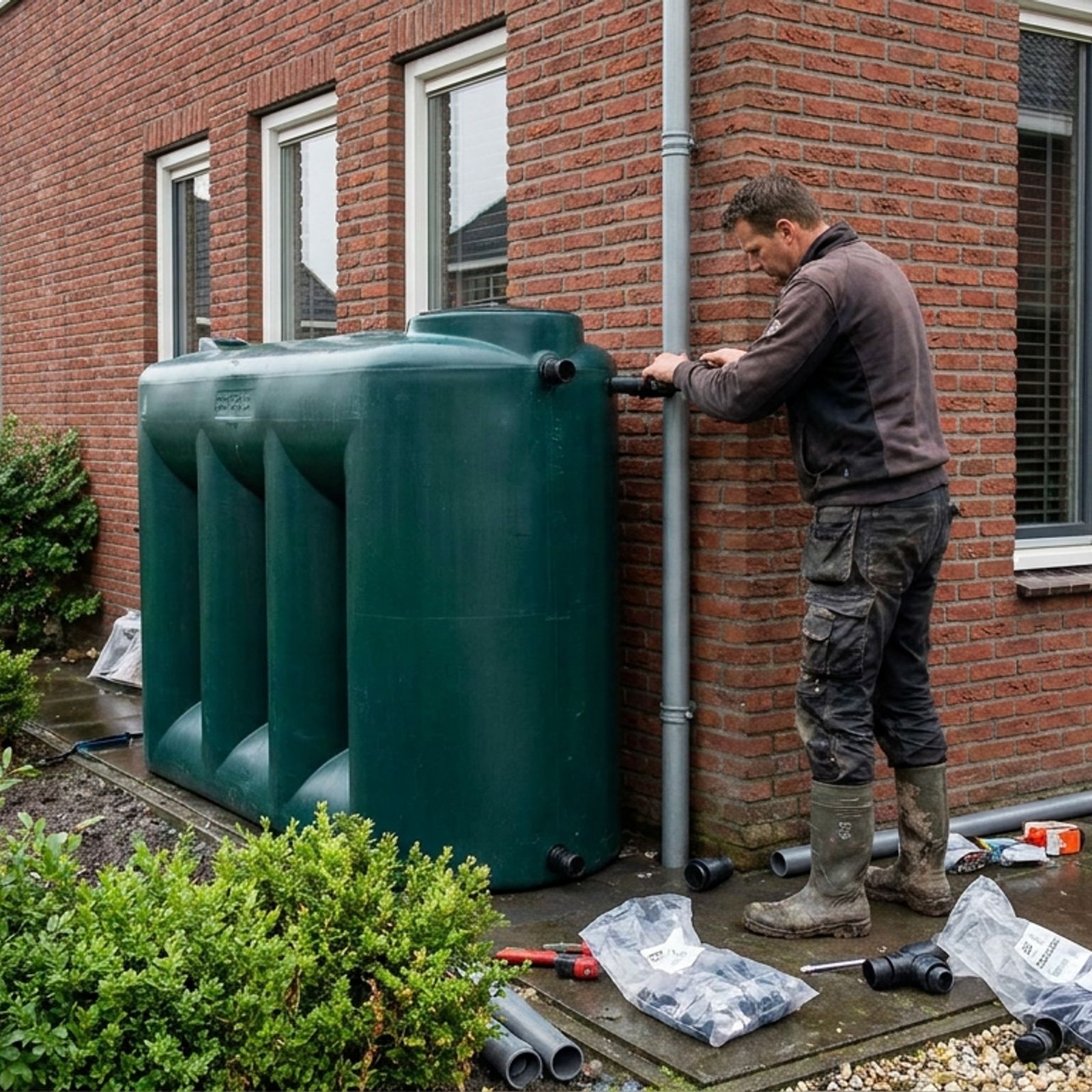 De installatiedag in beeld