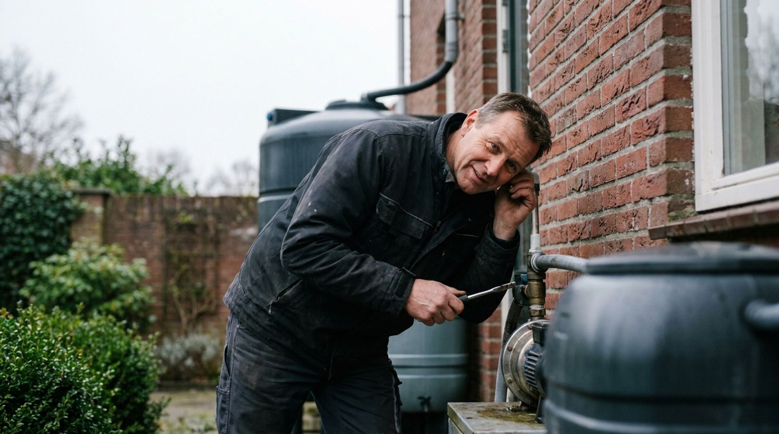 Hoeveel geluid maakt een regenwaterpomp?