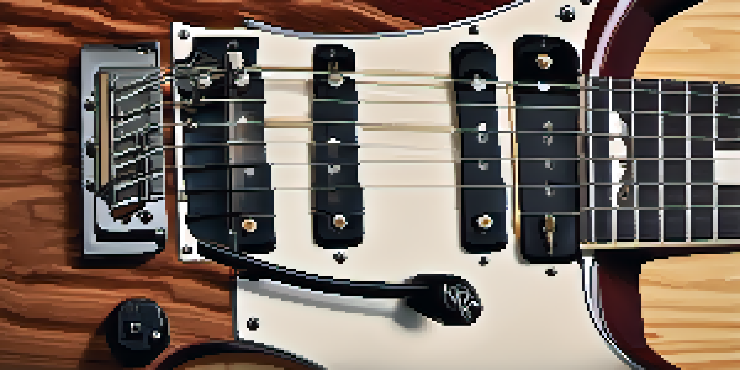 Close-up of the PRS SE Custom 24 electric guitar with detailed view of its carved maple top and bird inlays, illuminated by soft natural light.