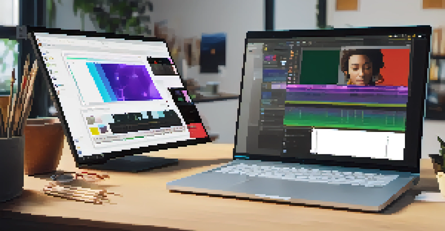 A computer screen showing a modern digital music collaboration platform with various audio tracks.