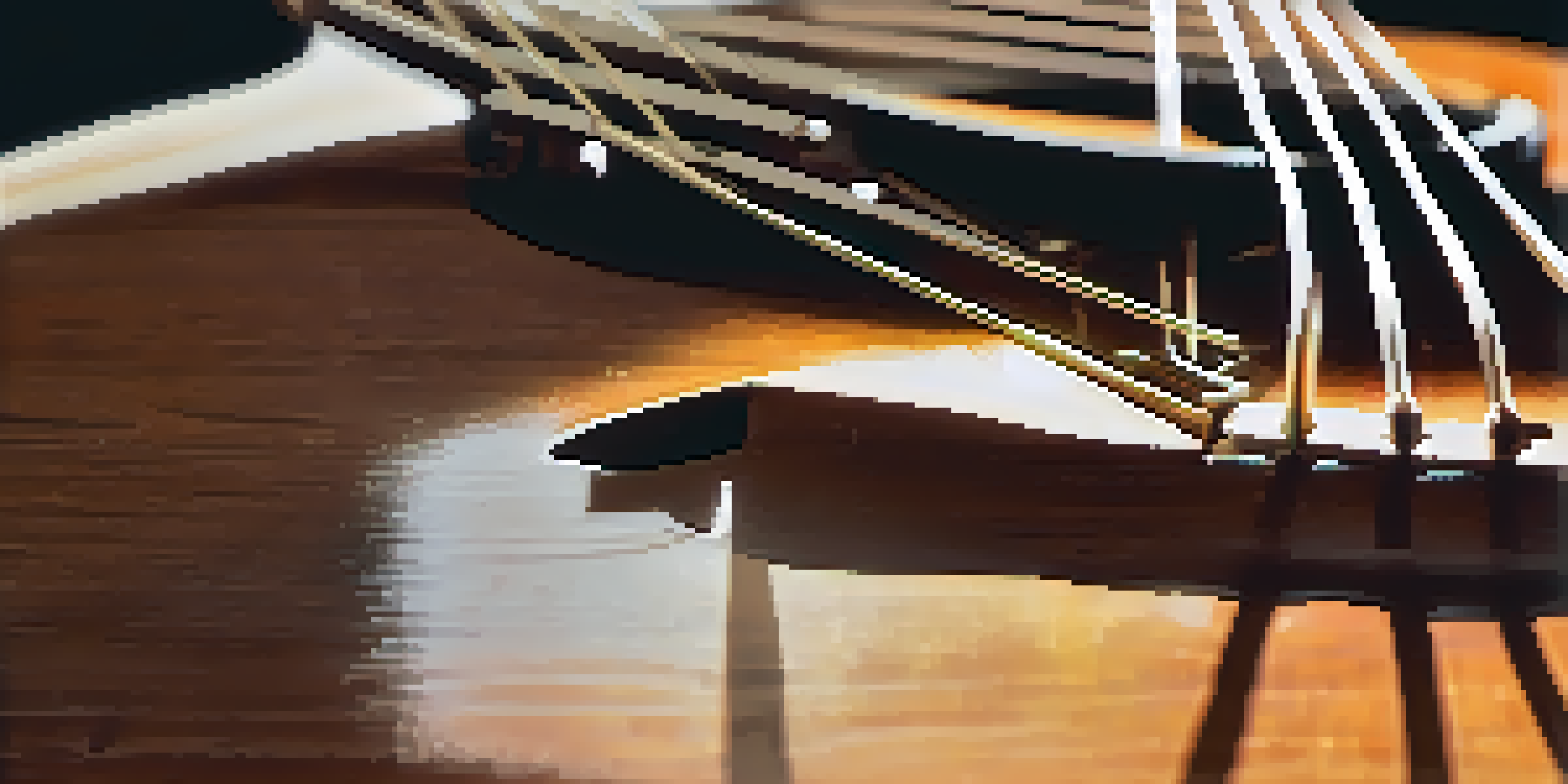 A glass slide placed on the strings of an acoustic guitar, illuminated by sunlight, showcasing the guitar's wooden texture.