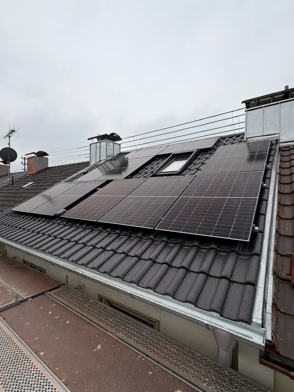Thermische Dachsanierung Reihenmittelhaus in Mering nachher