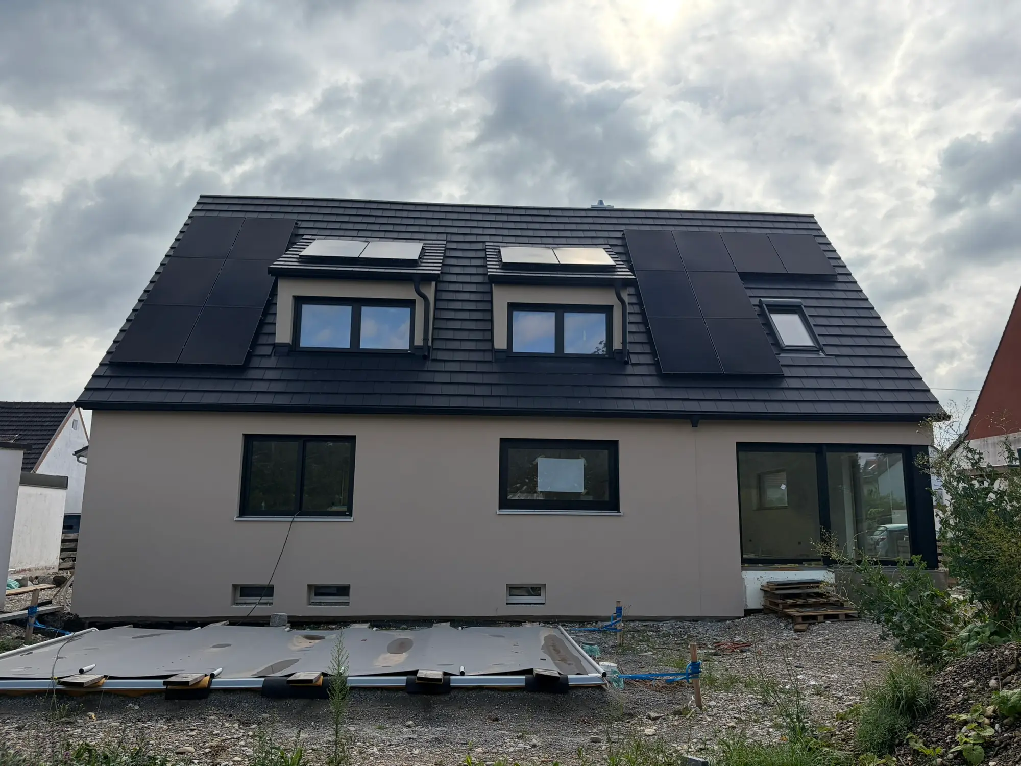 Thermische Dachsanierung, Einfamilienhaus in Kissing