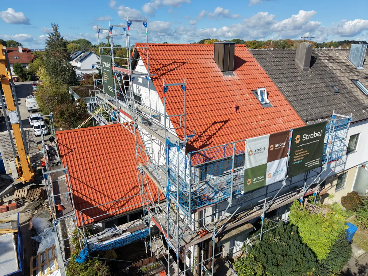 Thermische Dachsanierung, Reiheneckhaus in Friedberg