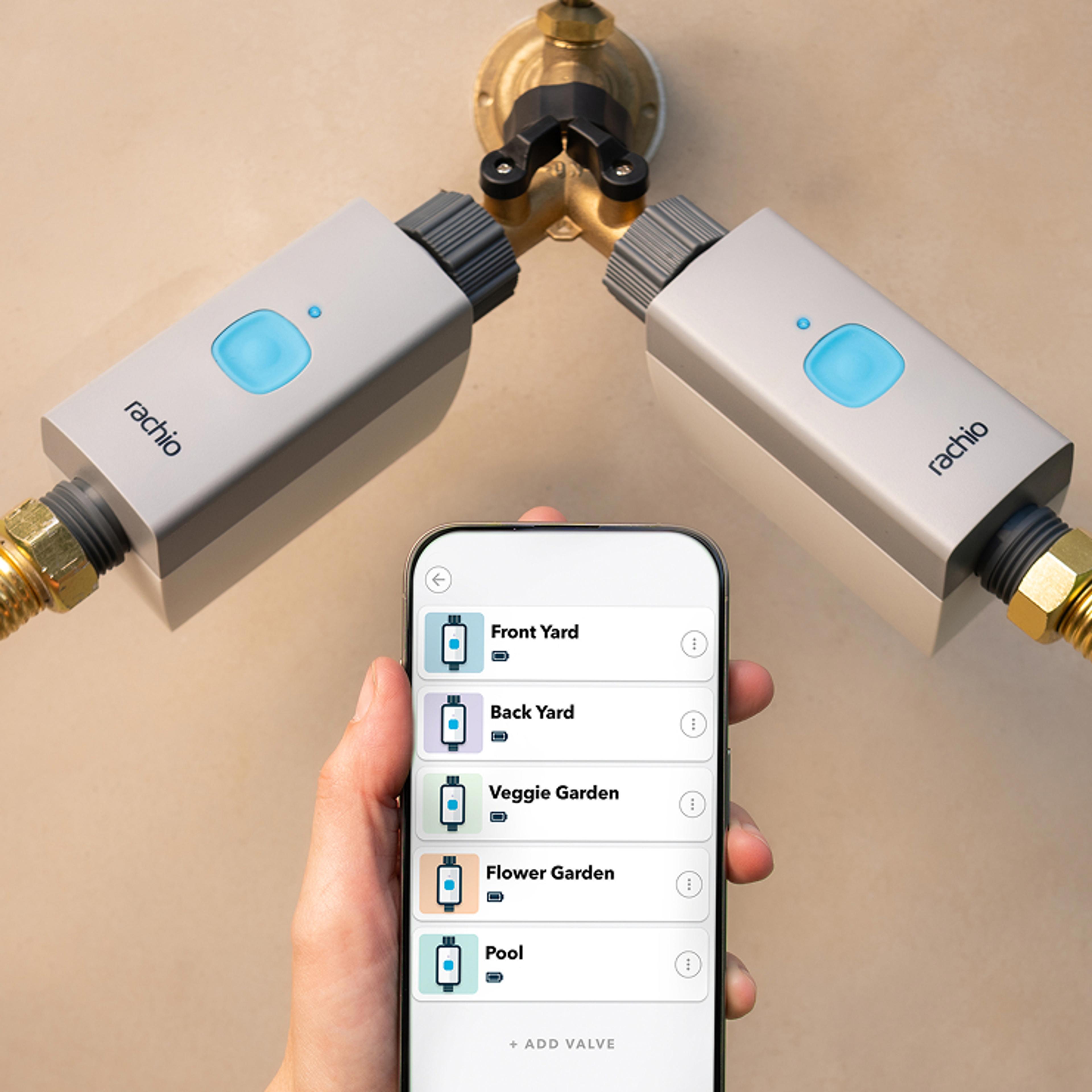 Multiple smart hose timer valves