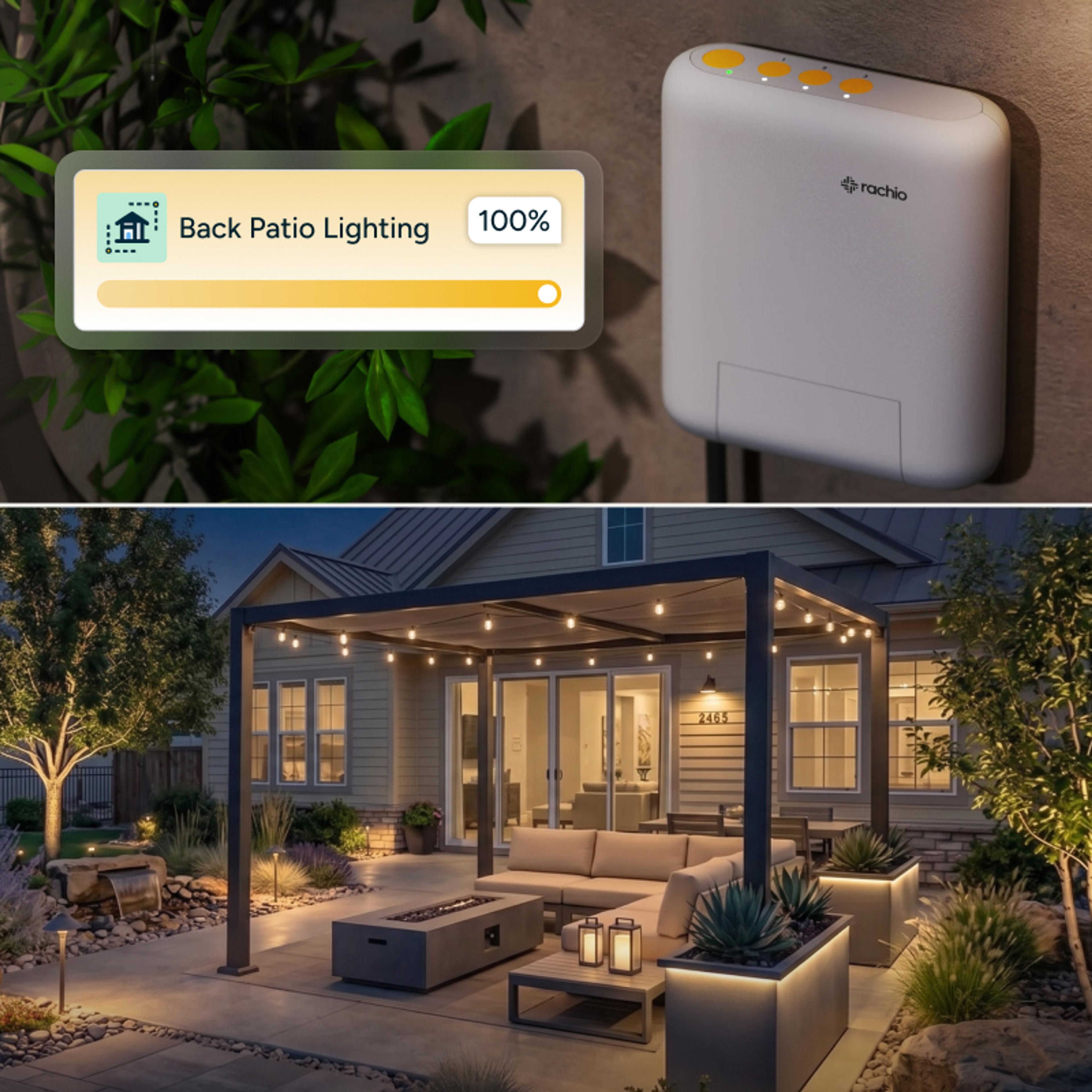 Smart Lighting Controller Back Patio