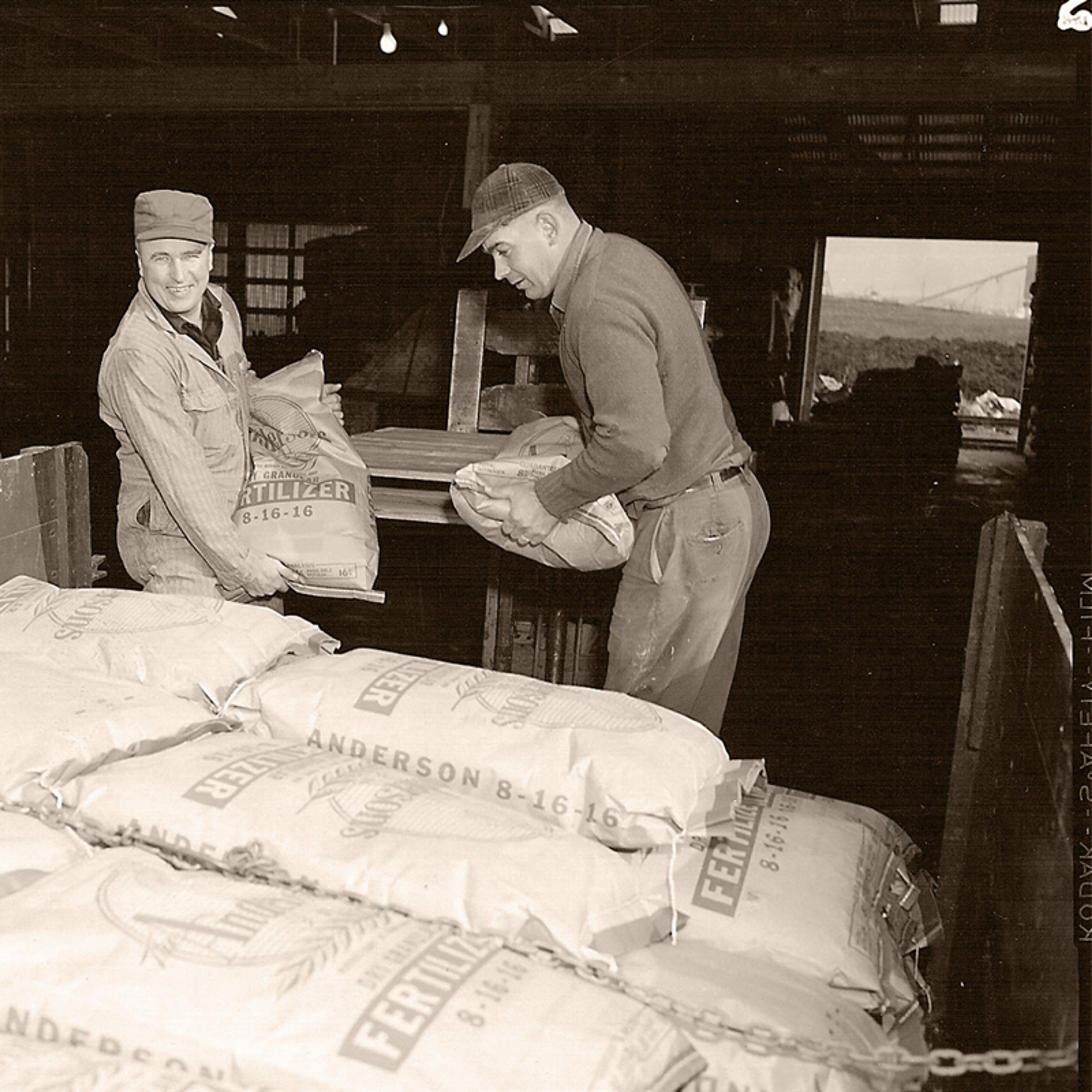 1950's photo of The Andersons fertilizer