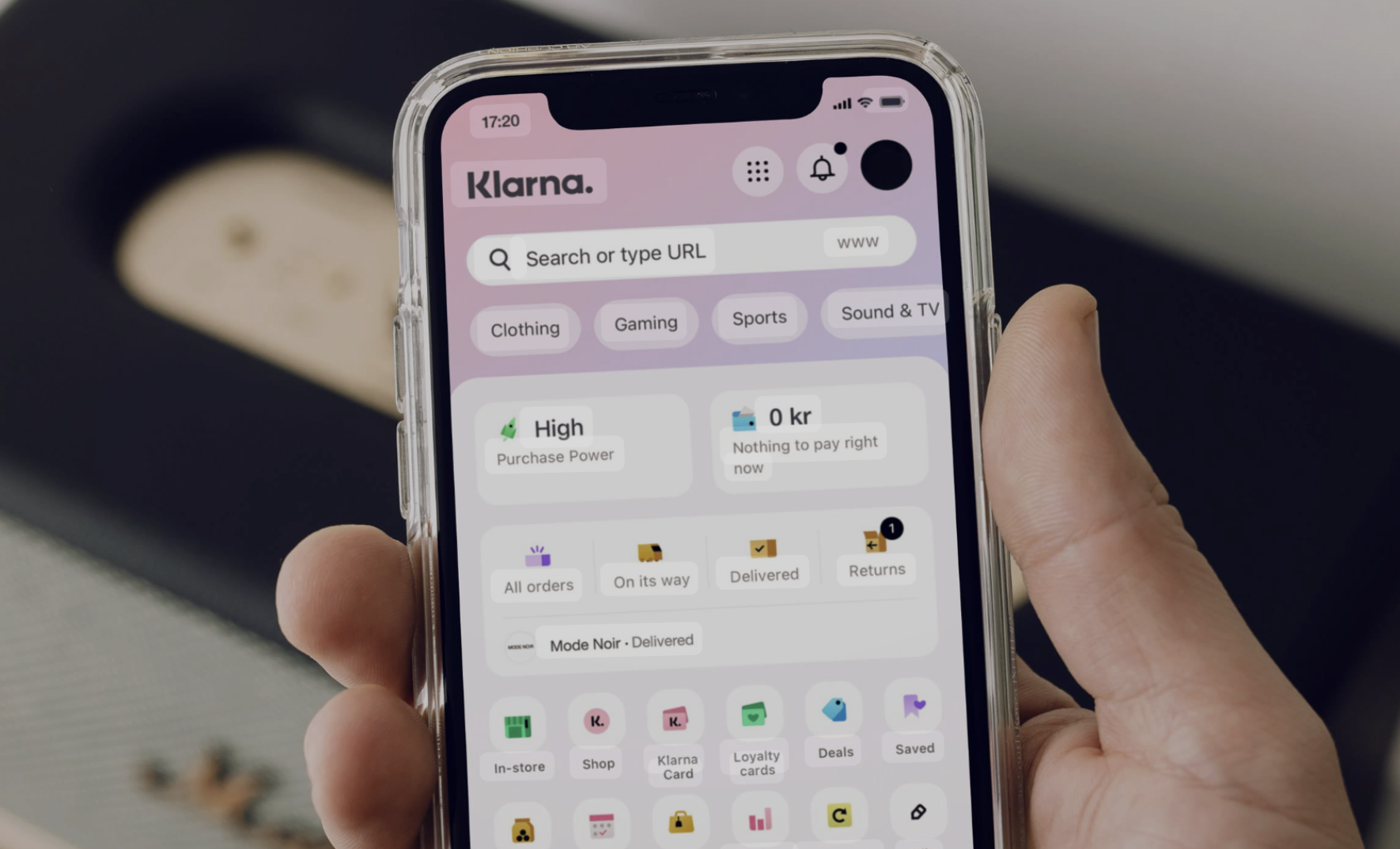 Klarna - A decorative image from Usal Project