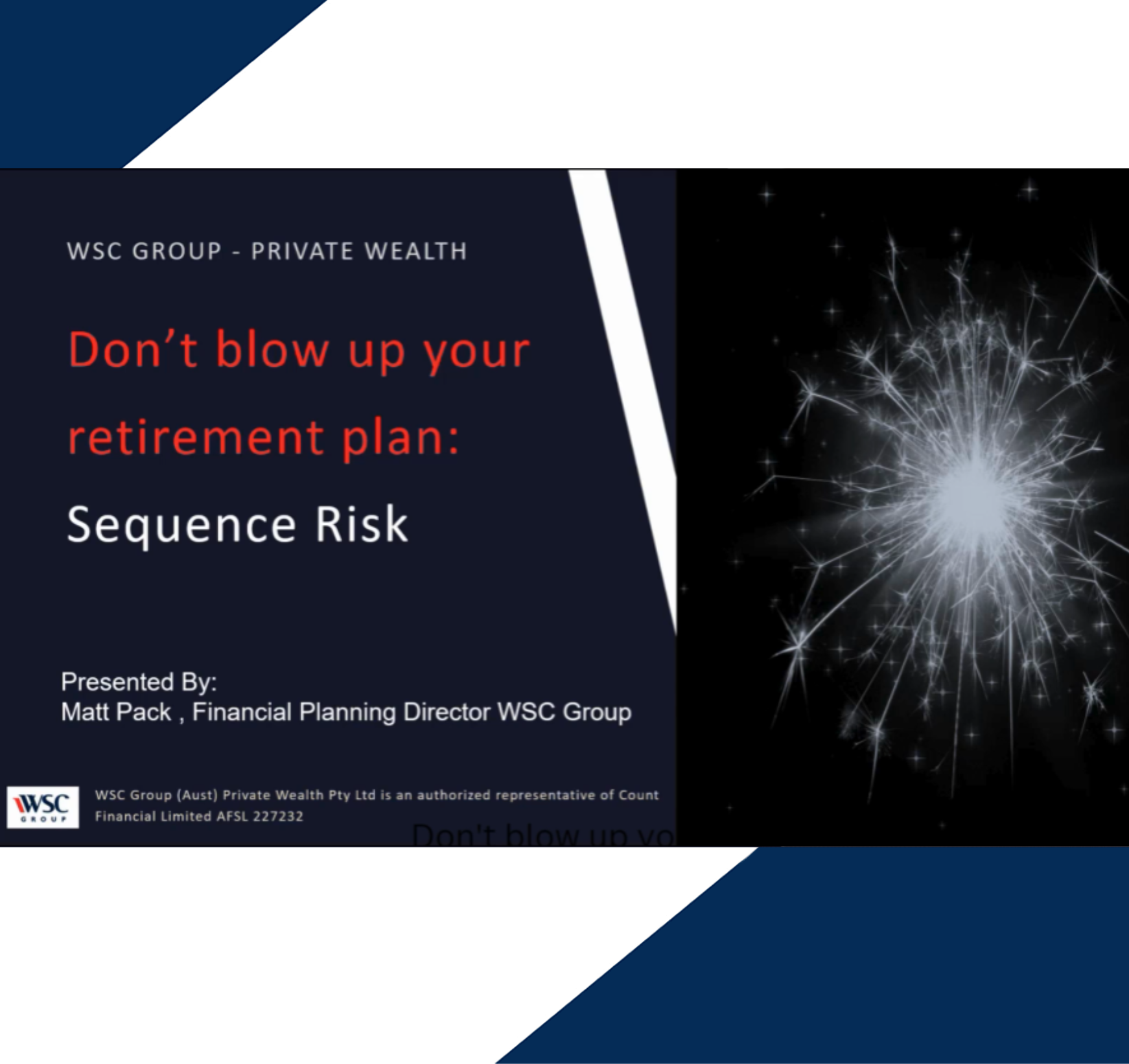 Don't Blow Up your Retirement Plan