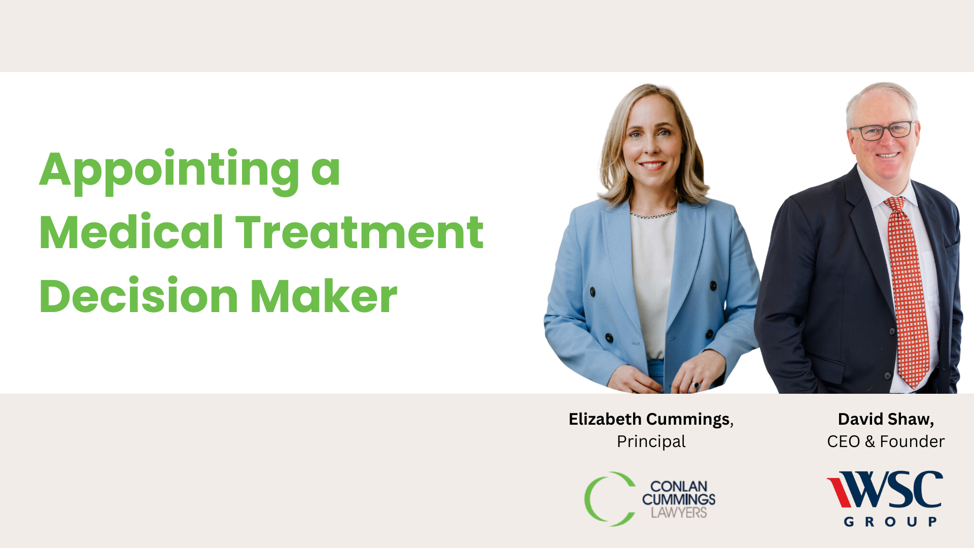 Appointing a Medical Treatment Decision Maker