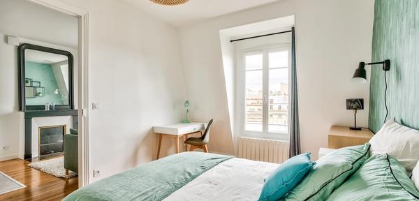 Appartement BATIGNOLLES, PARIS 17ÈME - Chambre - Chasseur immobilier - Paris et Hauts-De-Seine