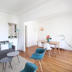 Appartement RUE GÉRALDY, BOIS-COLOMBES CENTRE (92) - Salon et salle à manger - Chasseur immobilier - Paris et Hauts-De-Seine