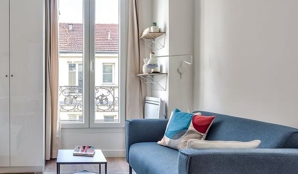 Appartement RUE DR EMILE ROUX, ENTRÉE DE VILLE, CLICHY (92) - Salon vue - Chasseur immobilier - Paris et Hauts-De-Seine