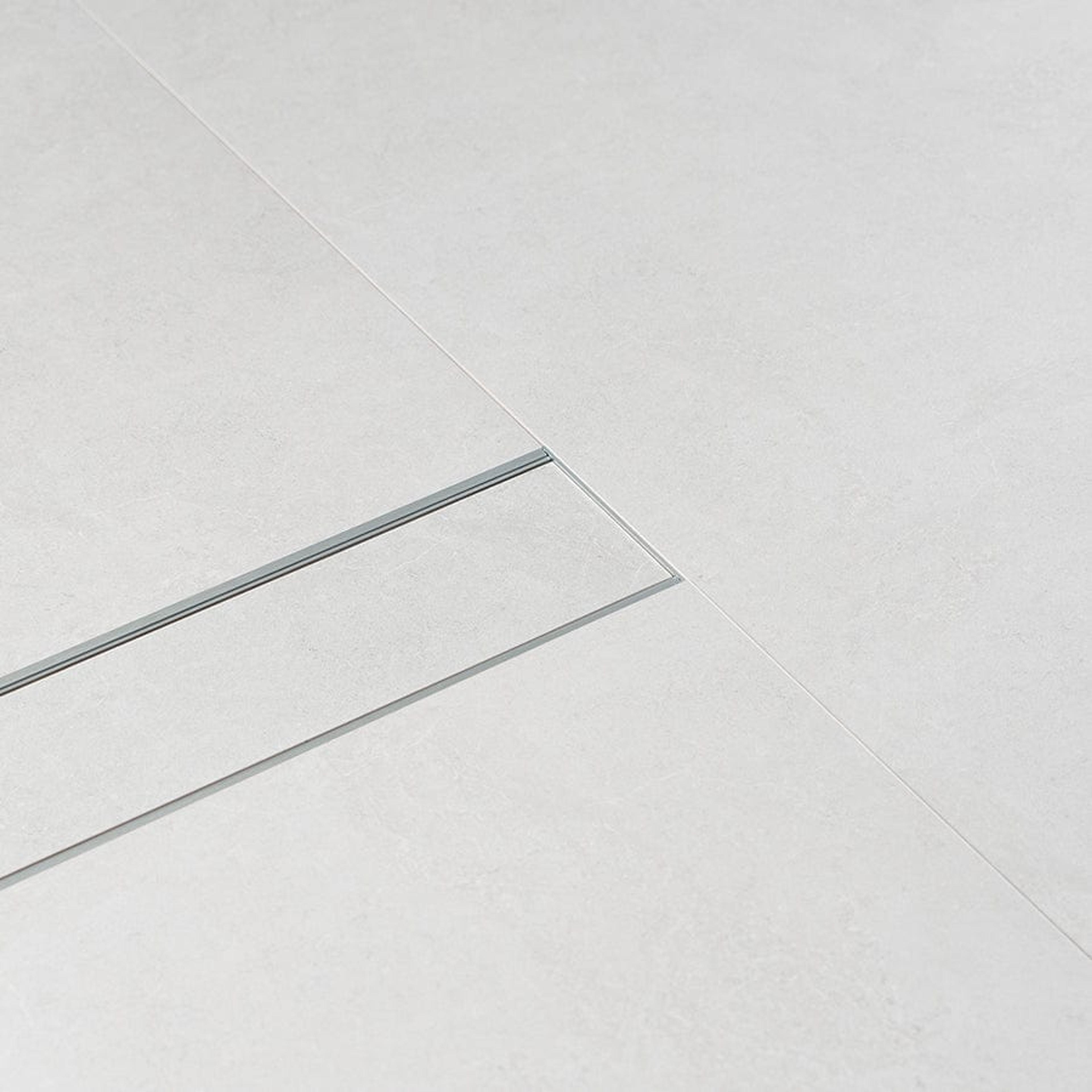 TileCloud TAPWARE Alumunium Floor Drain 1M Brushed Silver