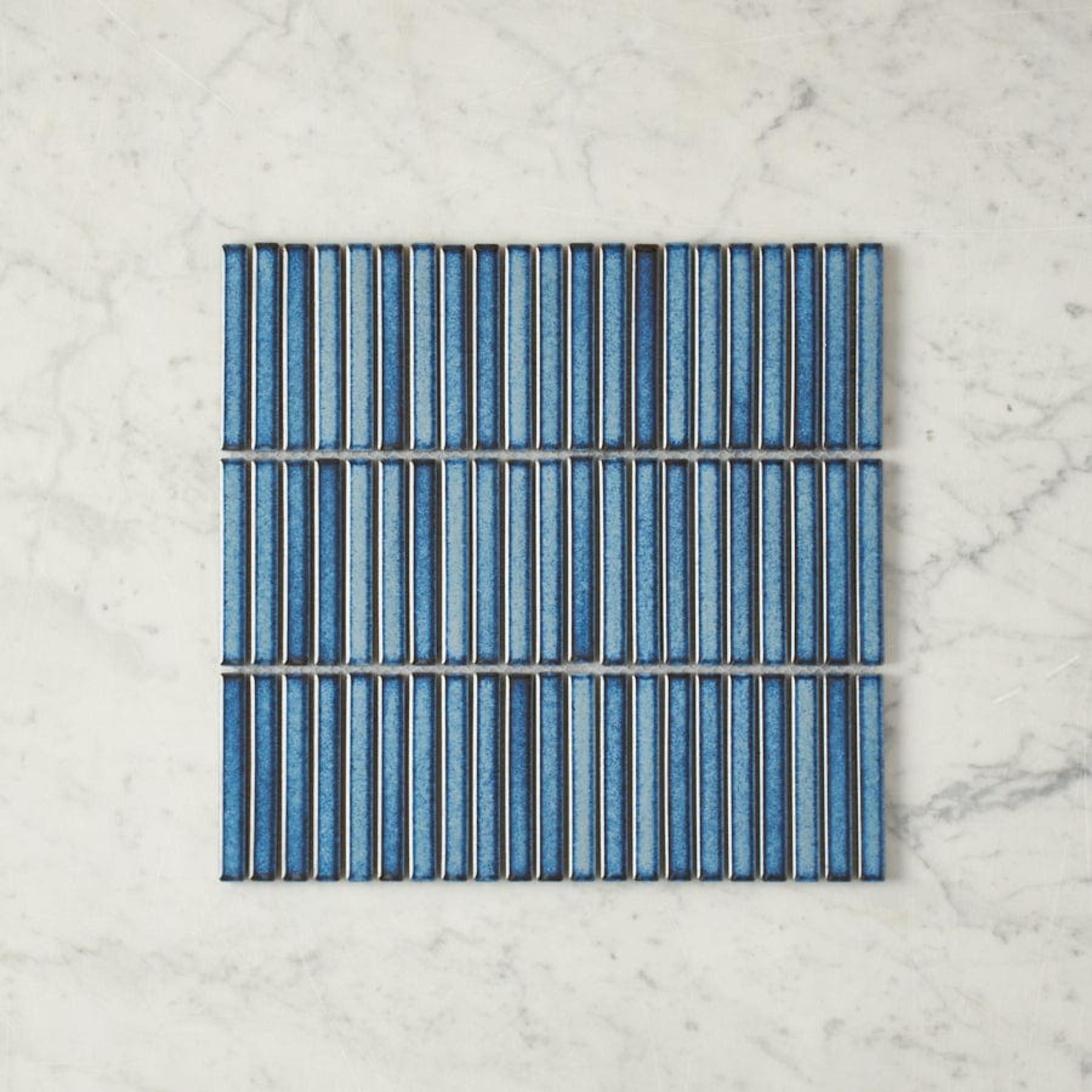 TileCloud TILE Coogee Antique Blue Kit Kat Mosaic Tile