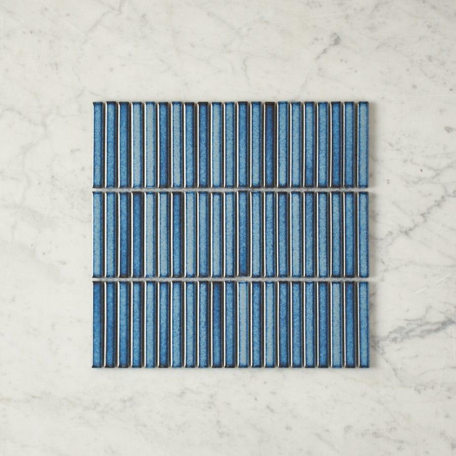 TileCloud TILE Coogee Antique Blue Kit Kat Mosaic Tile