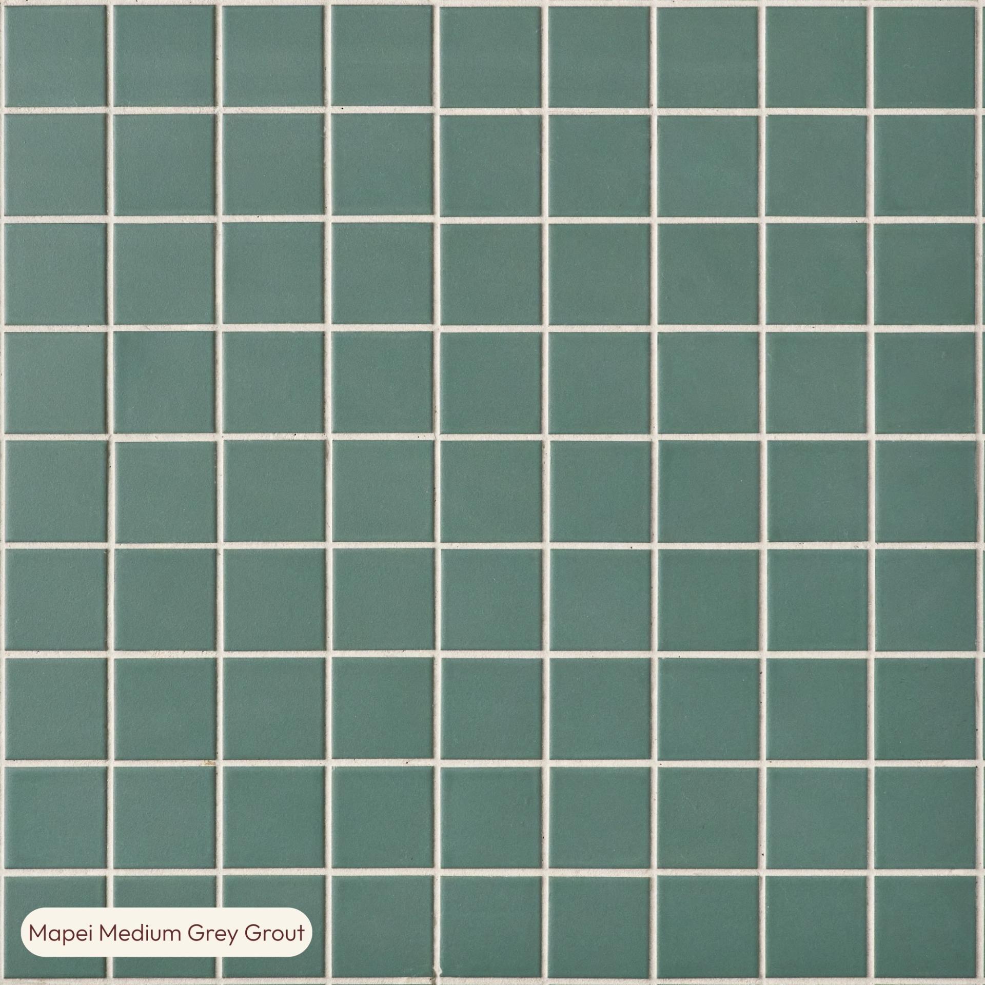 Haddon Green Matte Medium Square Tile | TileCloud