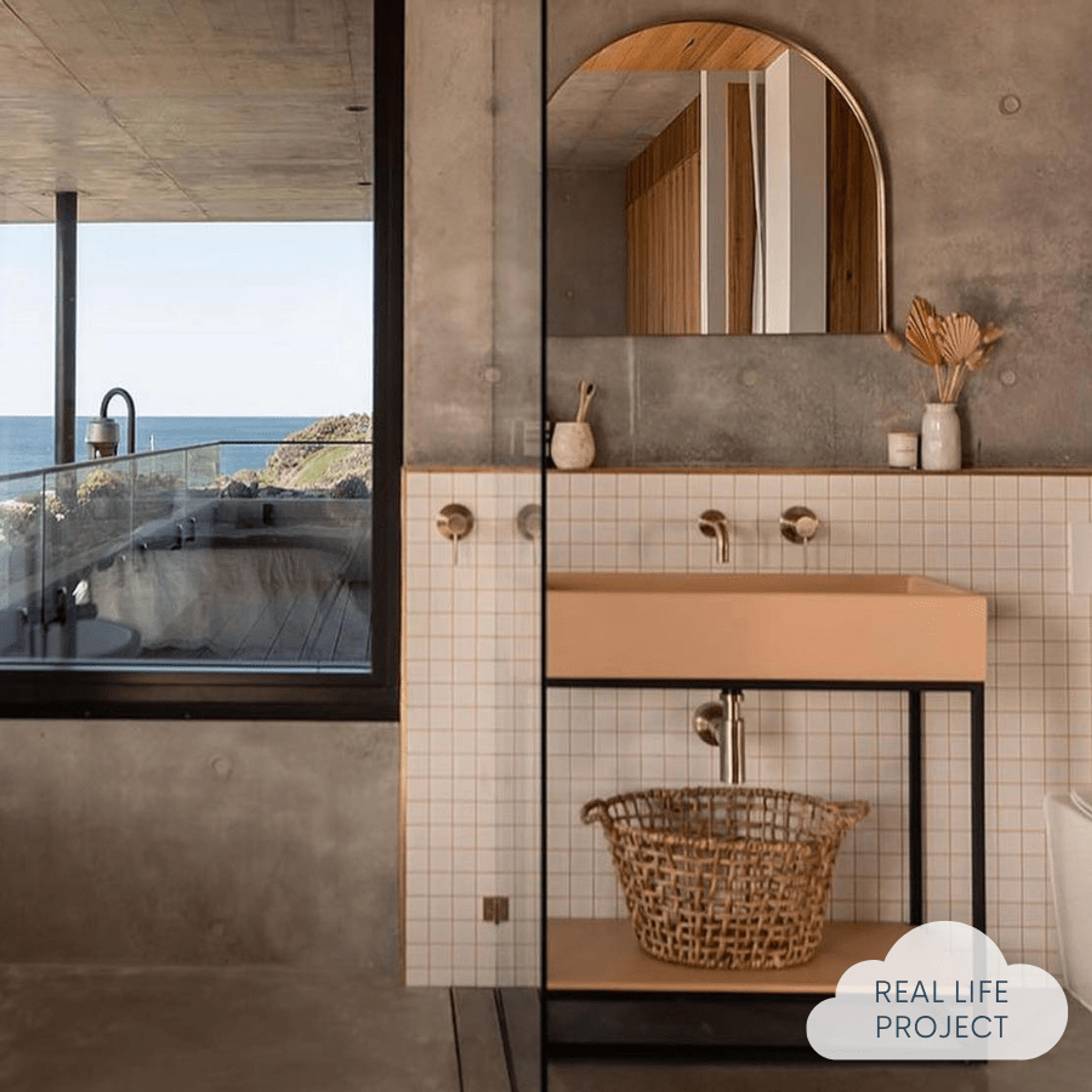 Pacific Greenwood TILE Haddon White Matte Medium Square Tile