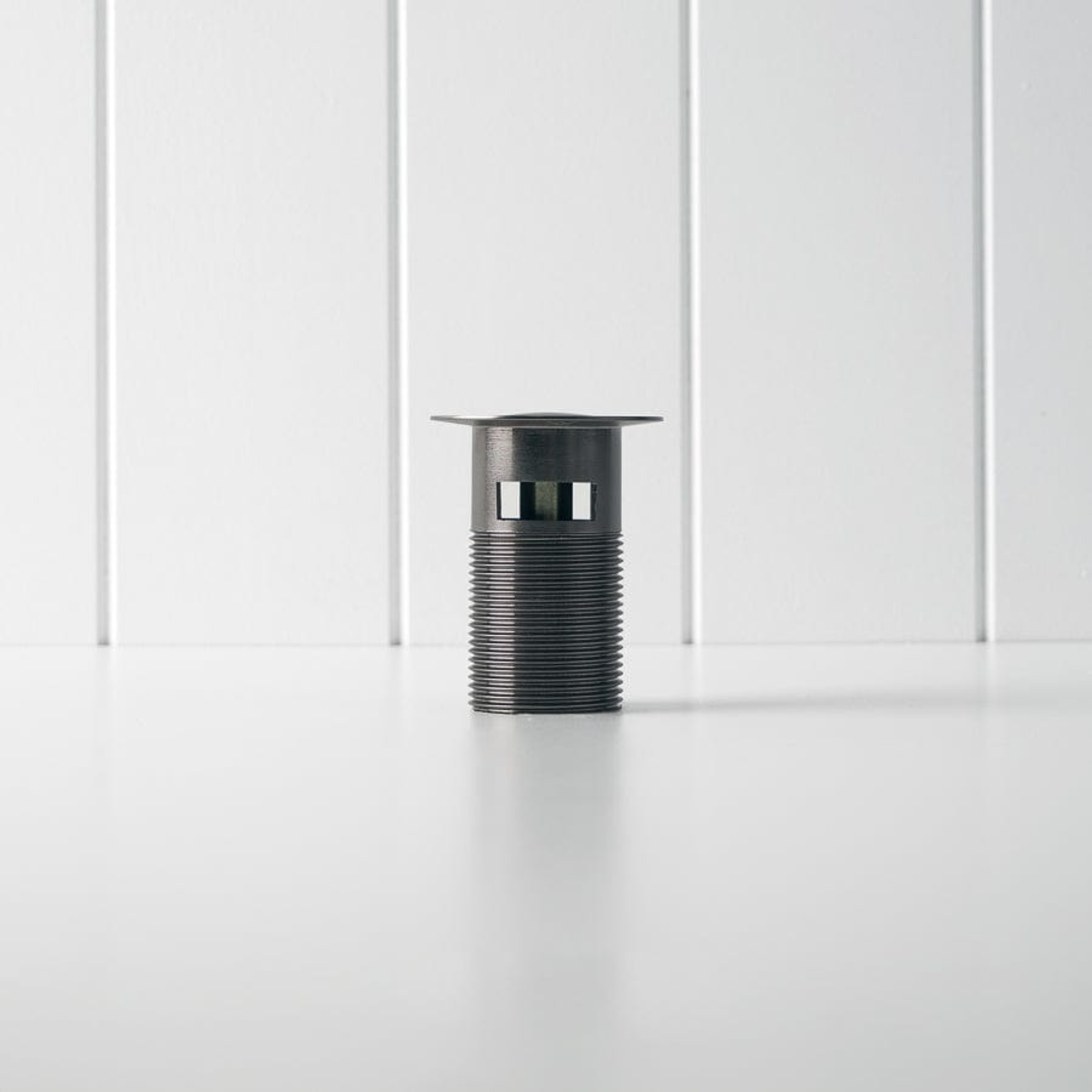 Pop Up Waste Gunmetal Overflow | TileCloud