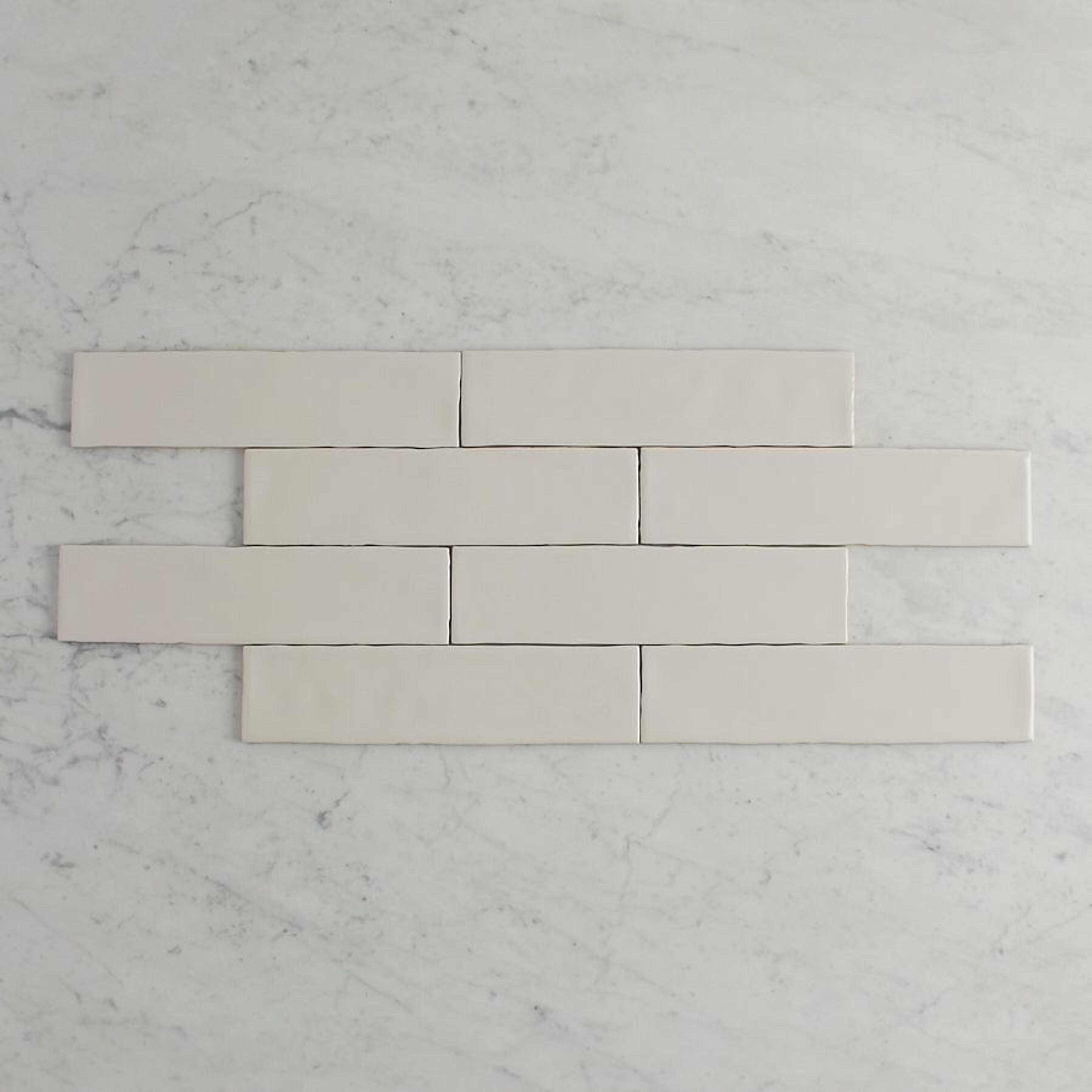TileCloud TILE Newport Gloss Subway Bone Tile