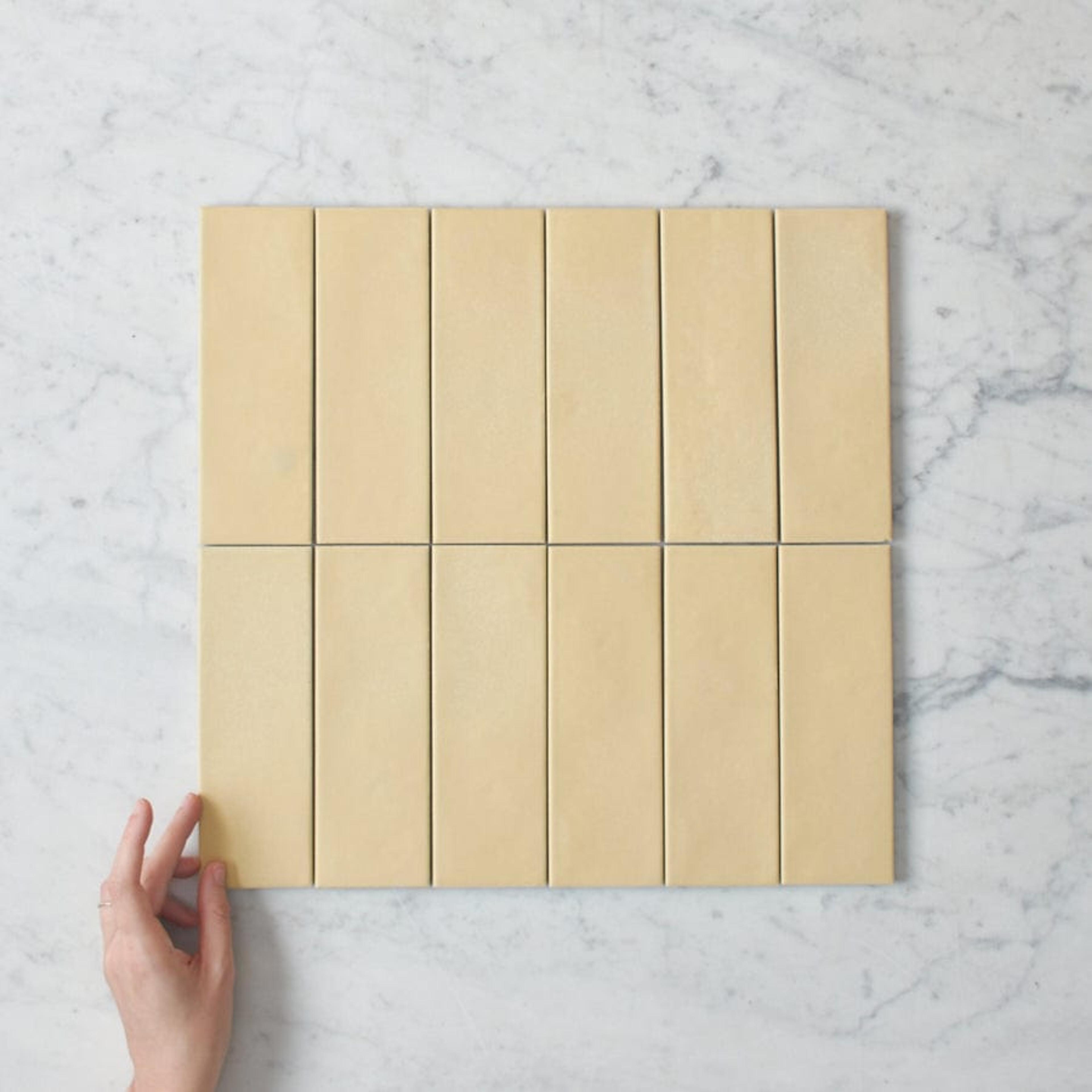 TileCloud TILE Northbridge Butter Terracotta Look Subway Tile