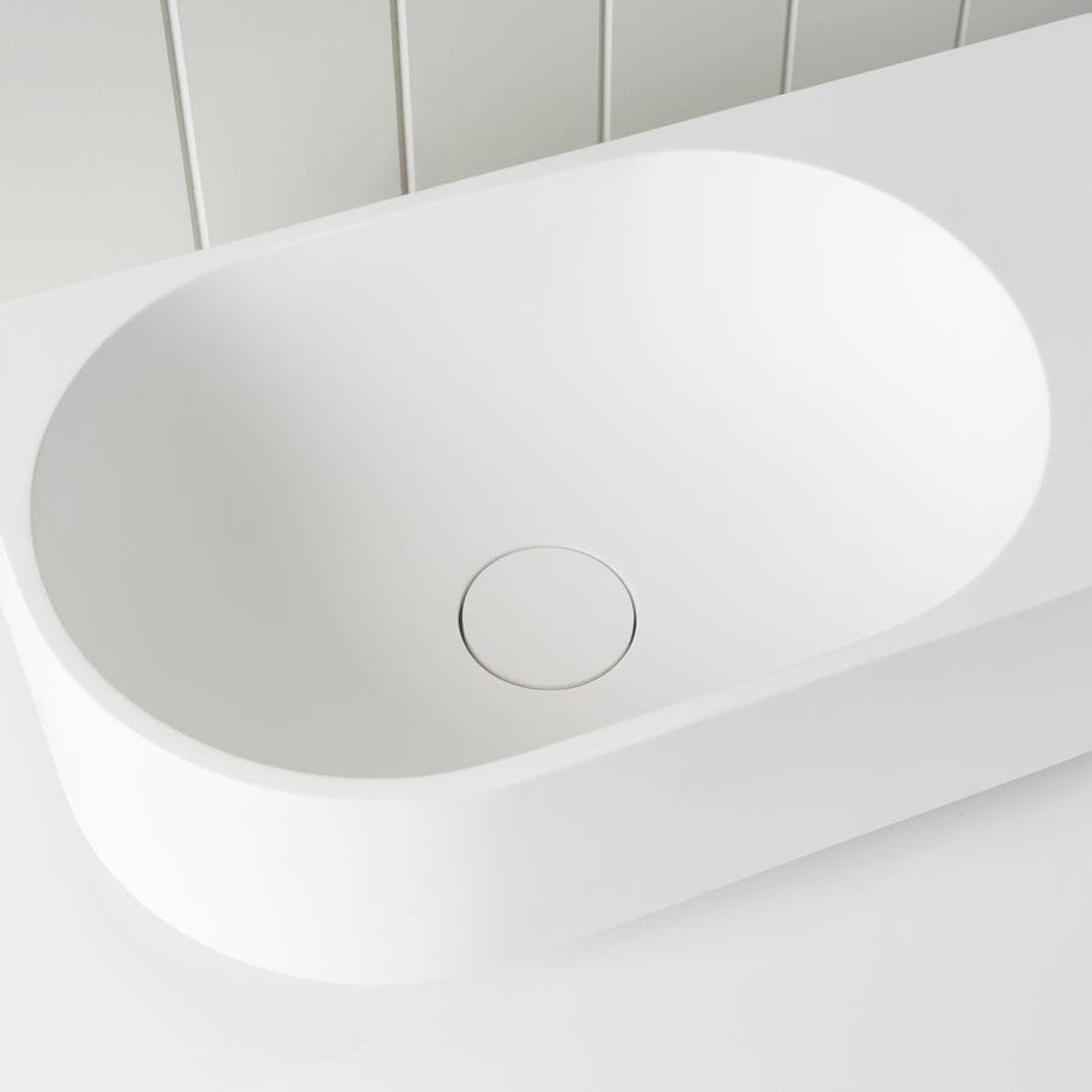 Loughlin VANITIES Pop Up Waste White - No Overflow