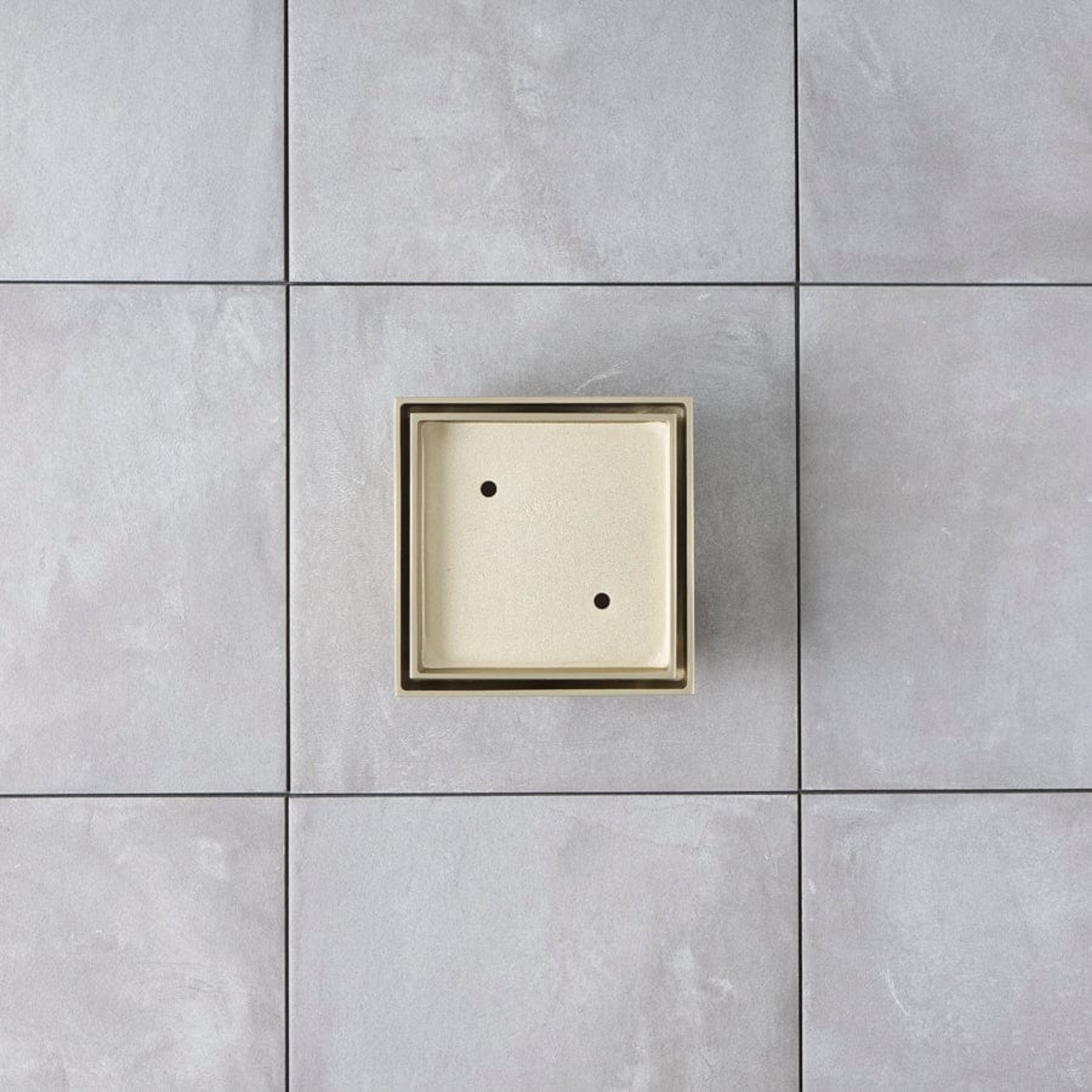 Yabby TAPWARE Tile Insert Floor Waste Large Warm Brushed Nickel