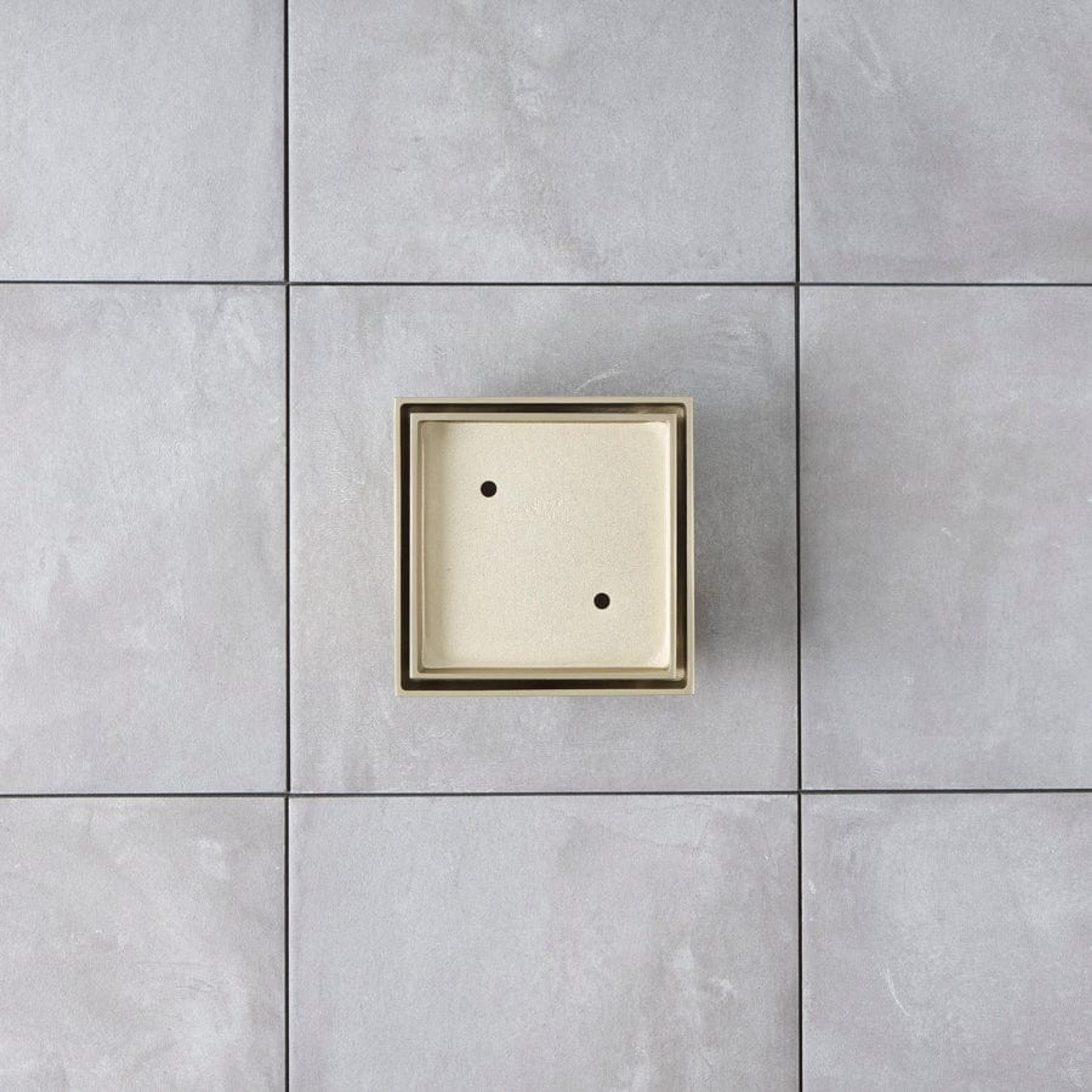 Yabby TAPWARE Tile Insert Floor Waste Large Warm Brushed Nickel