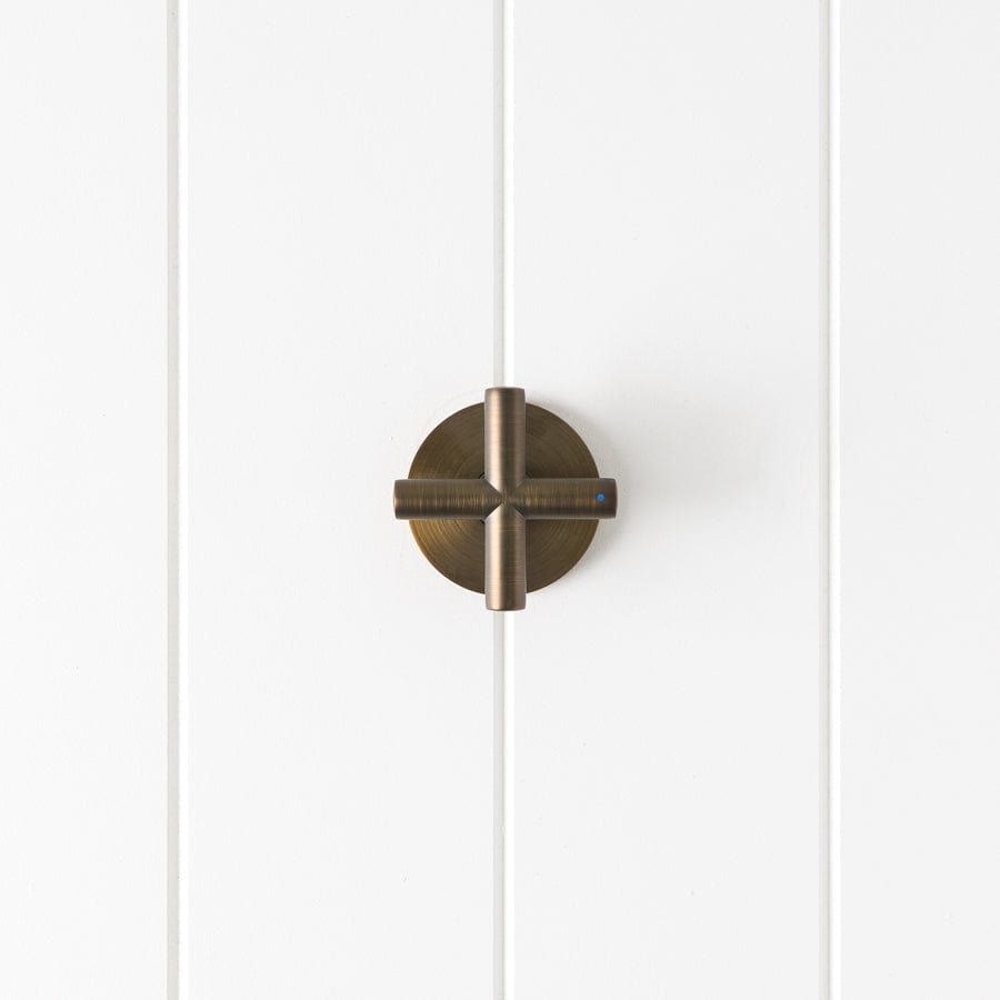 Cross Taps Antique Brass | TileCloud