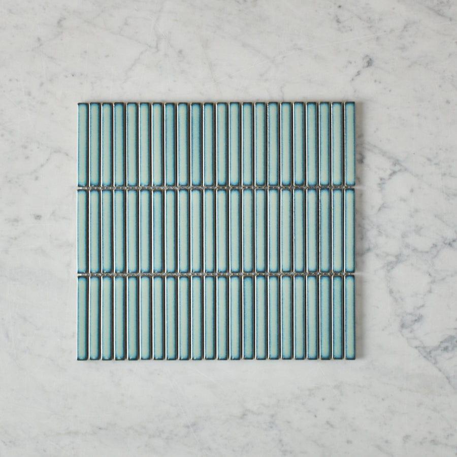 Pacific Greenwood TILE Coogee Antique Sage Green Kit Kat Mosaic Tile