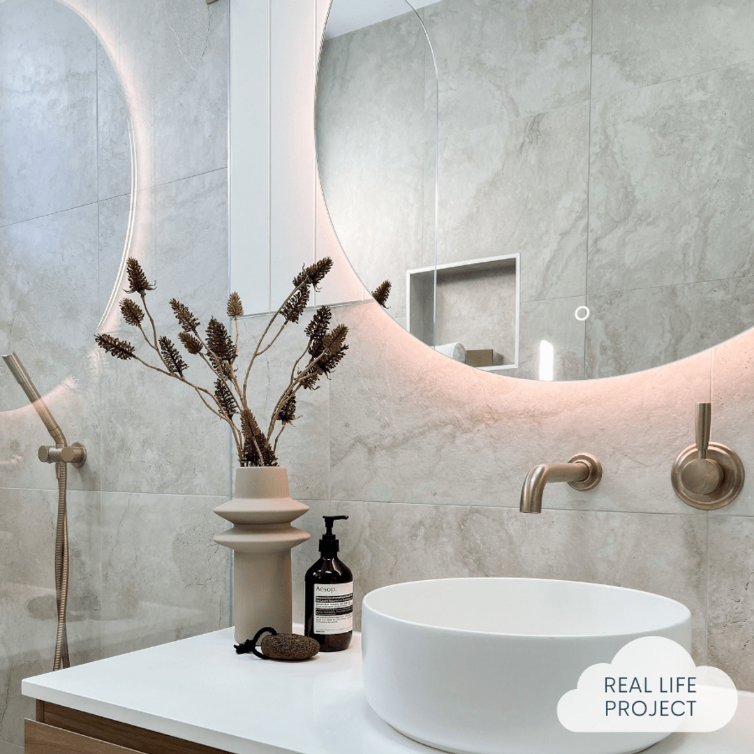 Byron Travertine Look Ivory Matte Tile – 300x600 | TileCloud