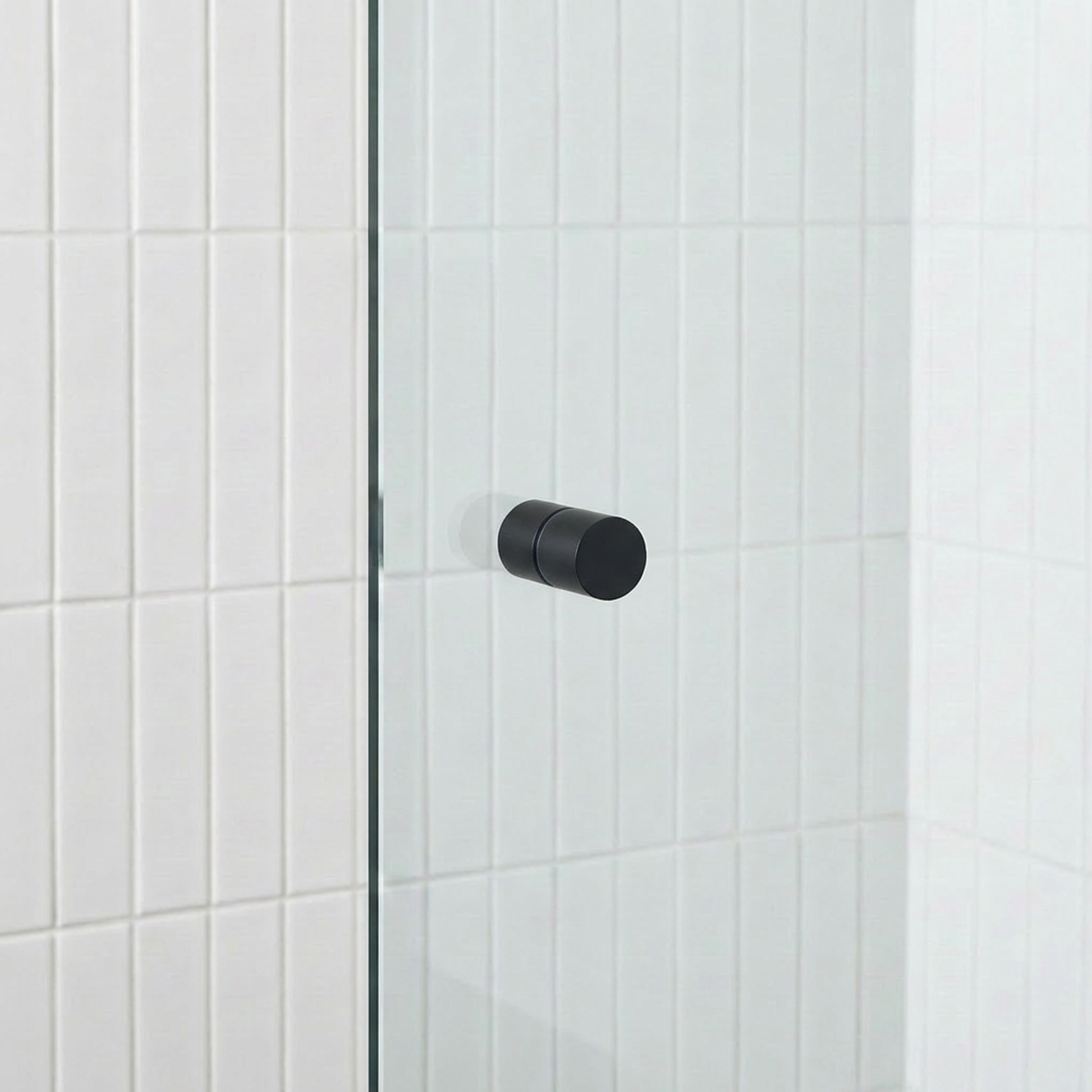 Shower Door Handle Matte Black | TileCloud