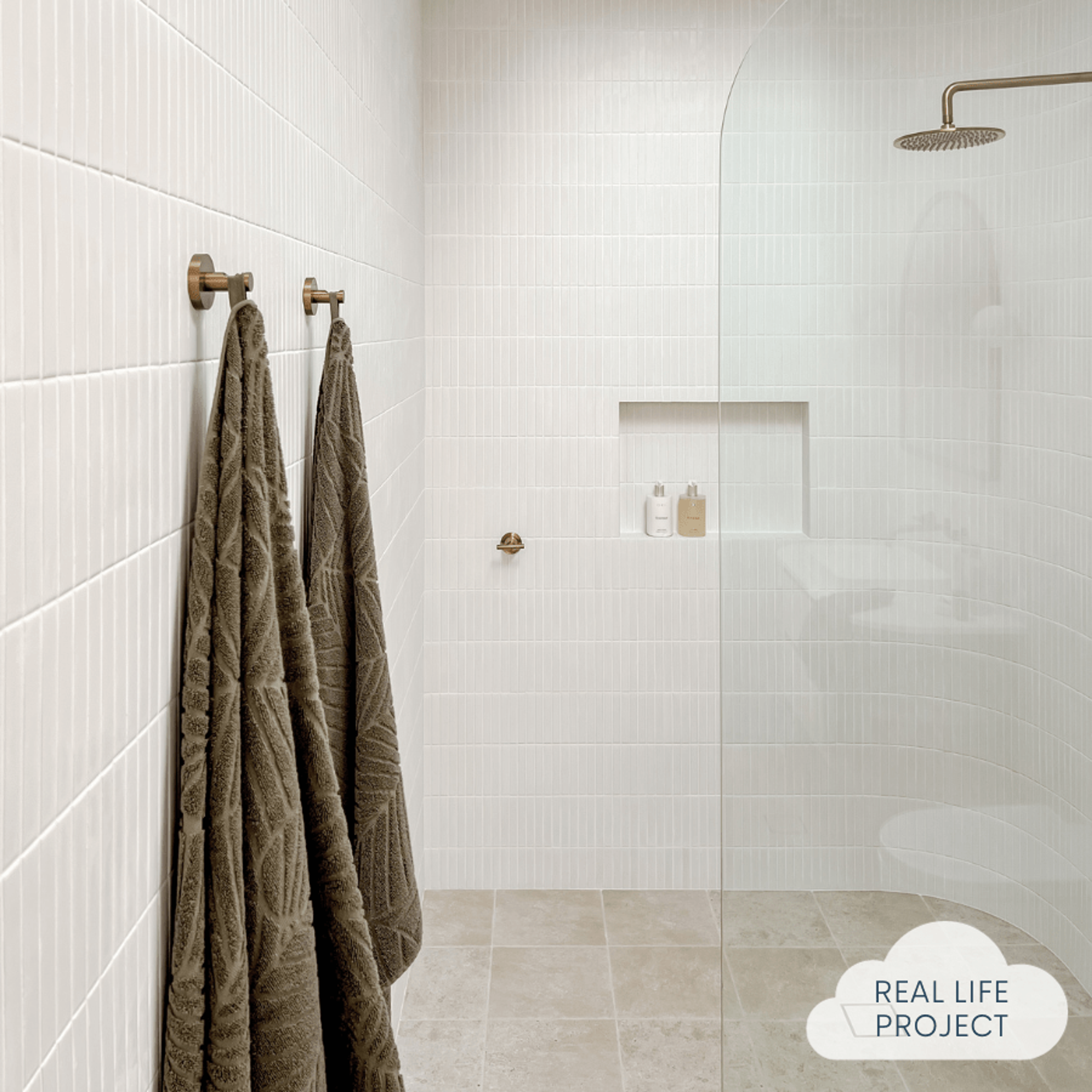 TileCloud TILE Seaforth Travertine Look Beige Matte Tile