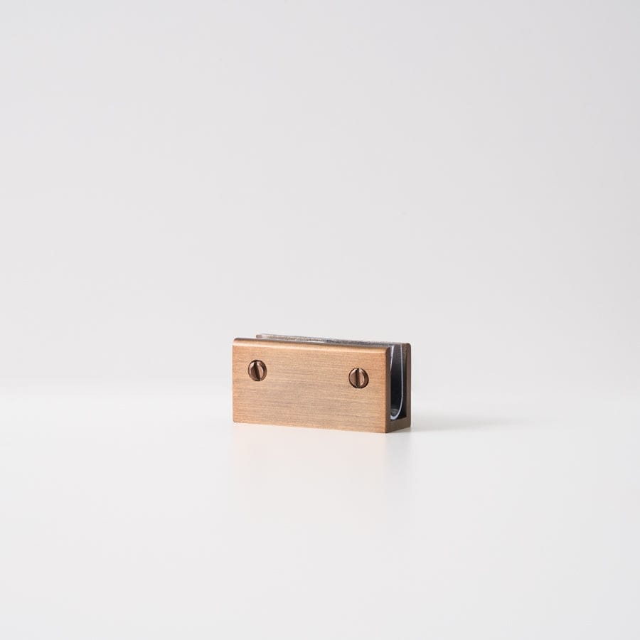 Yabby TAPWARE Shower Glass Clamp Antique Brass