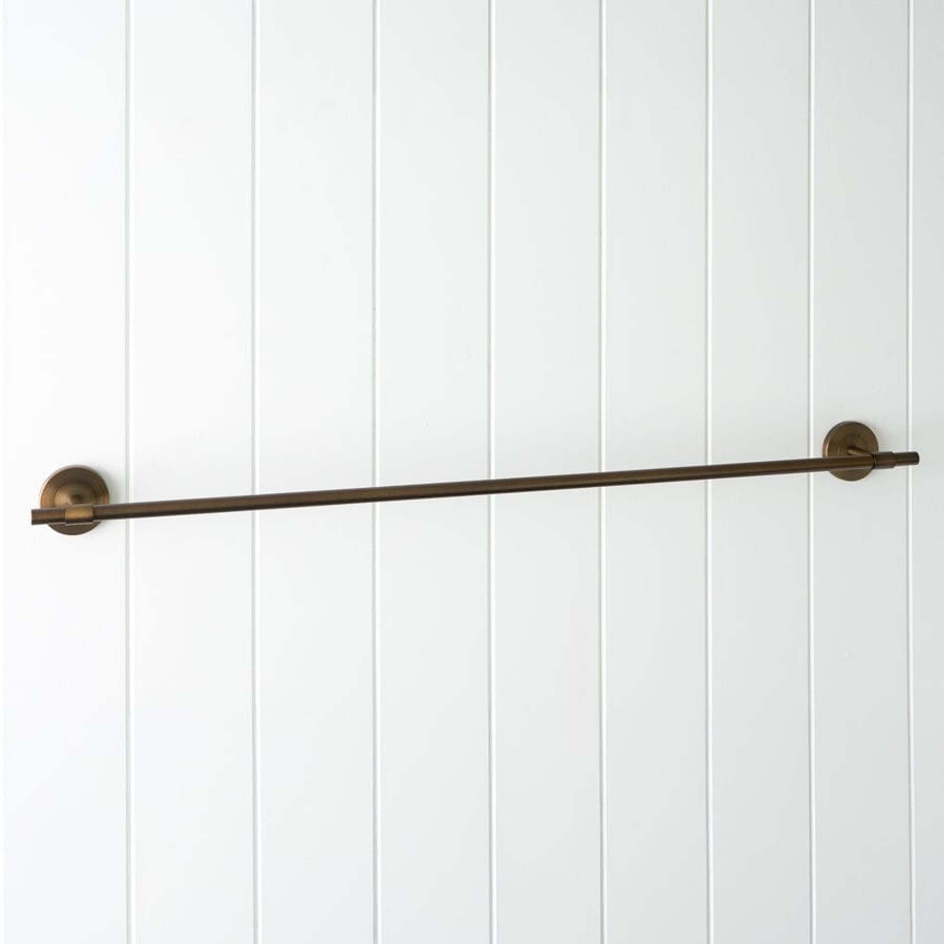 Melbourne Towel Rail Antique Brass | TileCloud