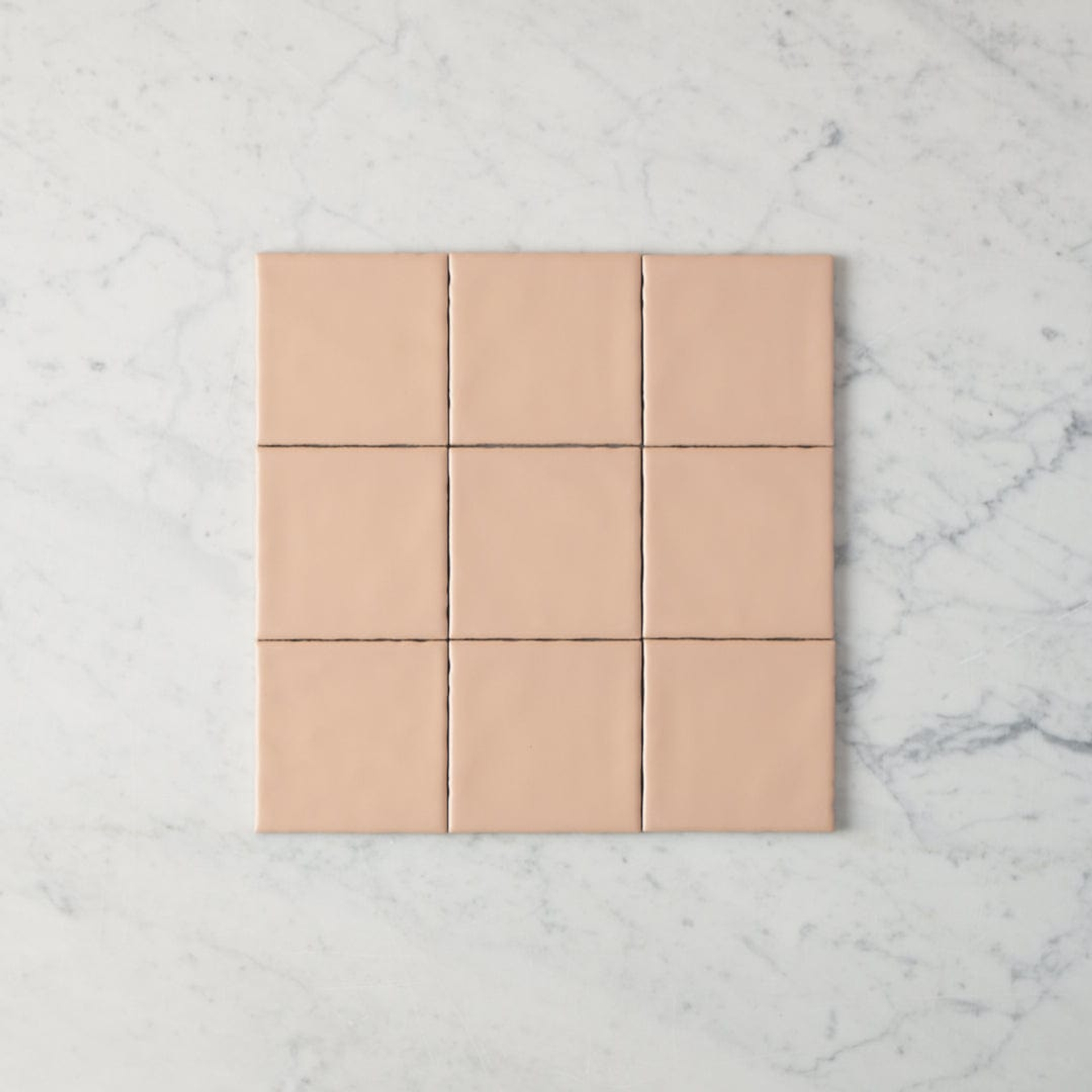 Newport Matte Clay Small Square Tile | TileCloud