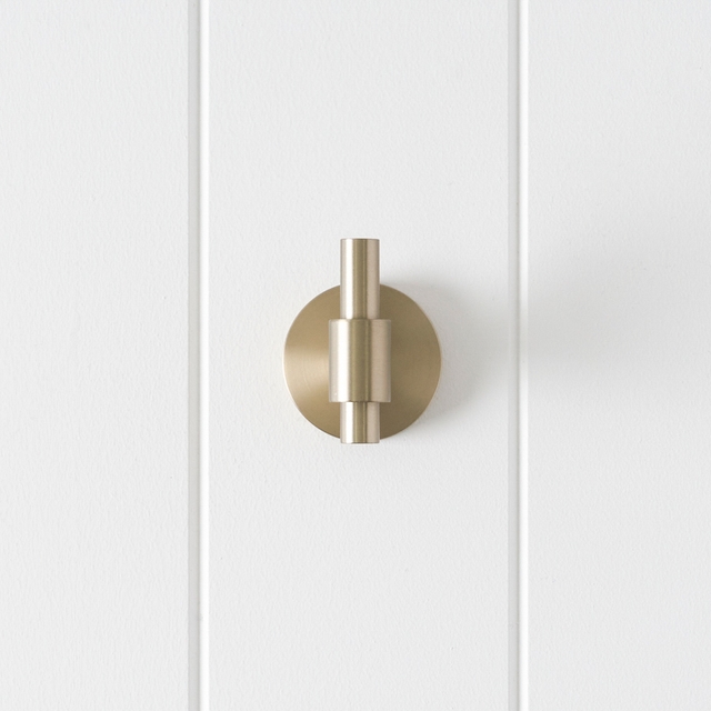 Melbourne Robe Hook Warm Brushed Nickel | Yabby Tapware