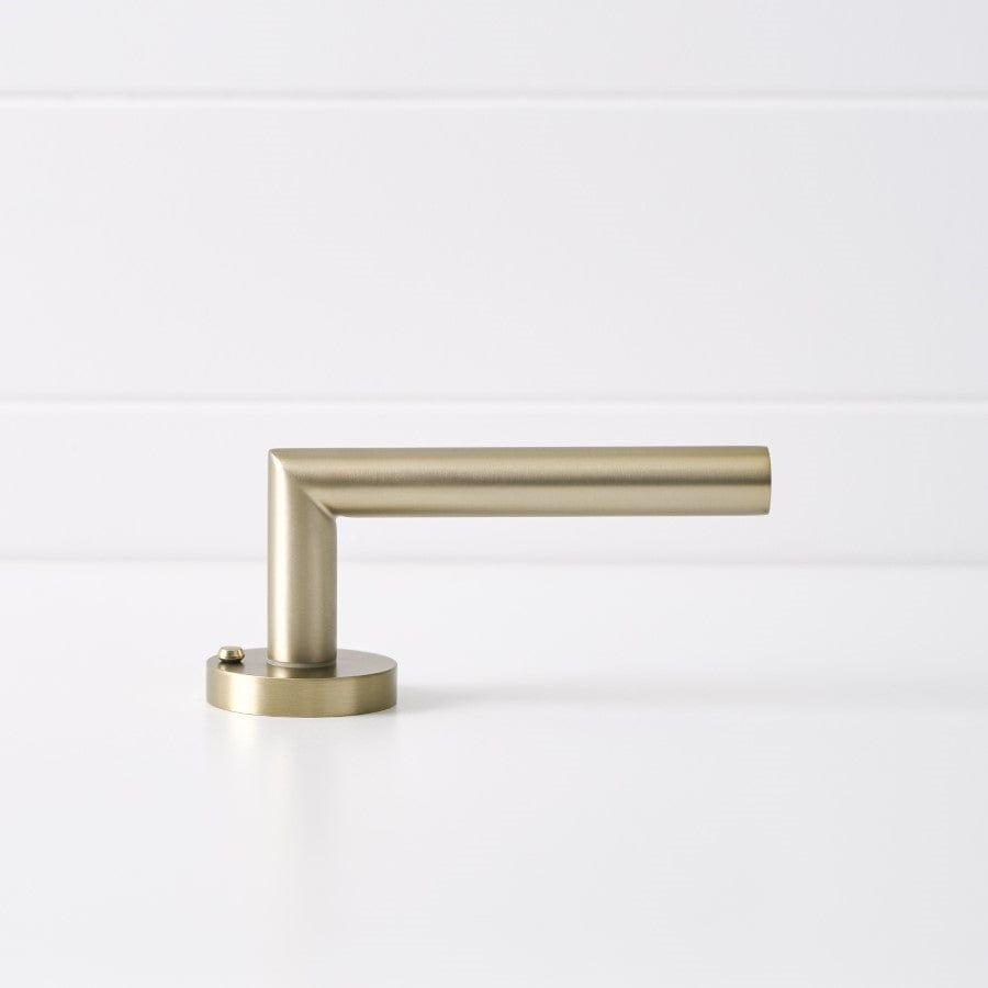 TileCloud TAPWARE Sydney Door Handle with Lock Warm Brushed Nickel