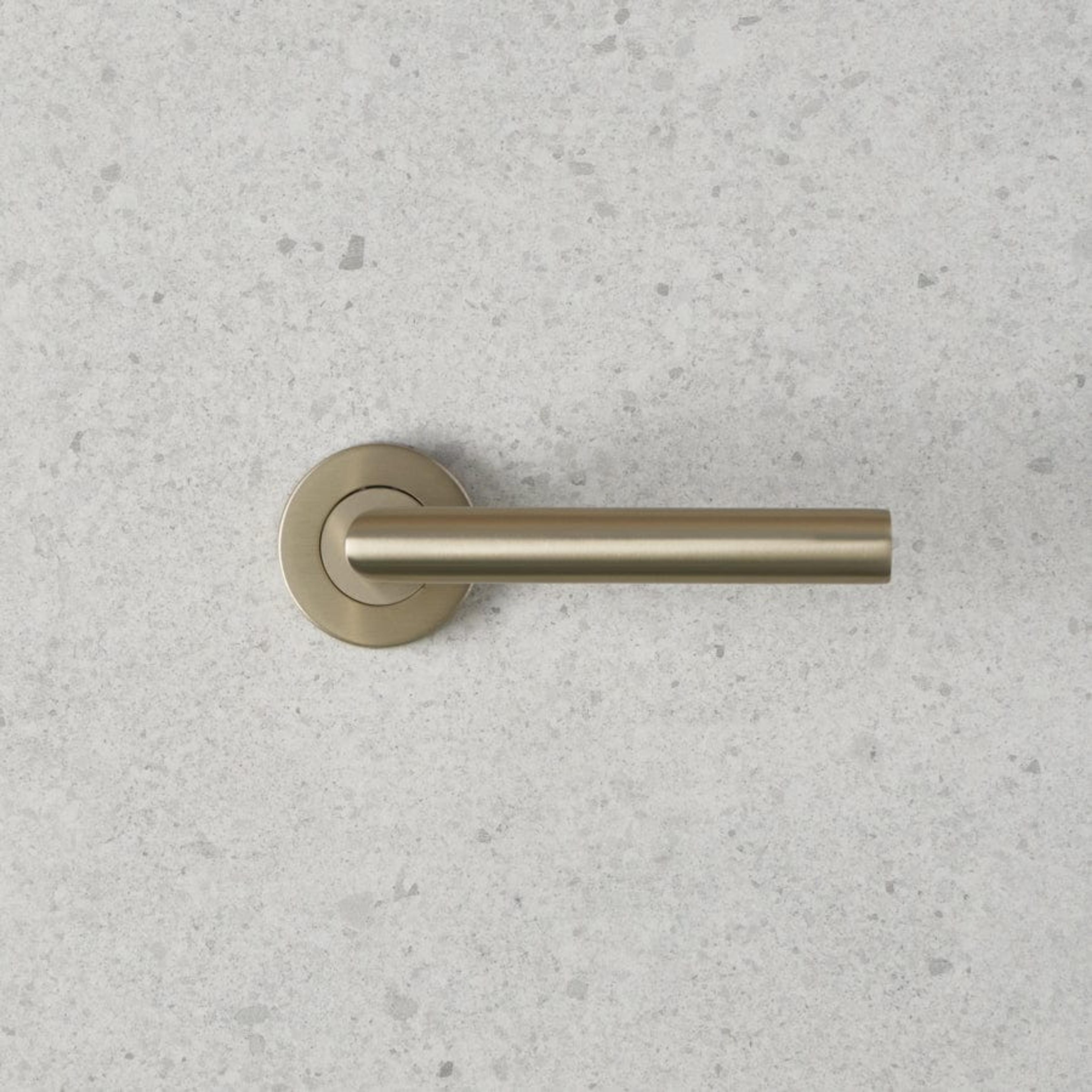 Yabby TAPWARE Door Handle Warm Brushed Nickel