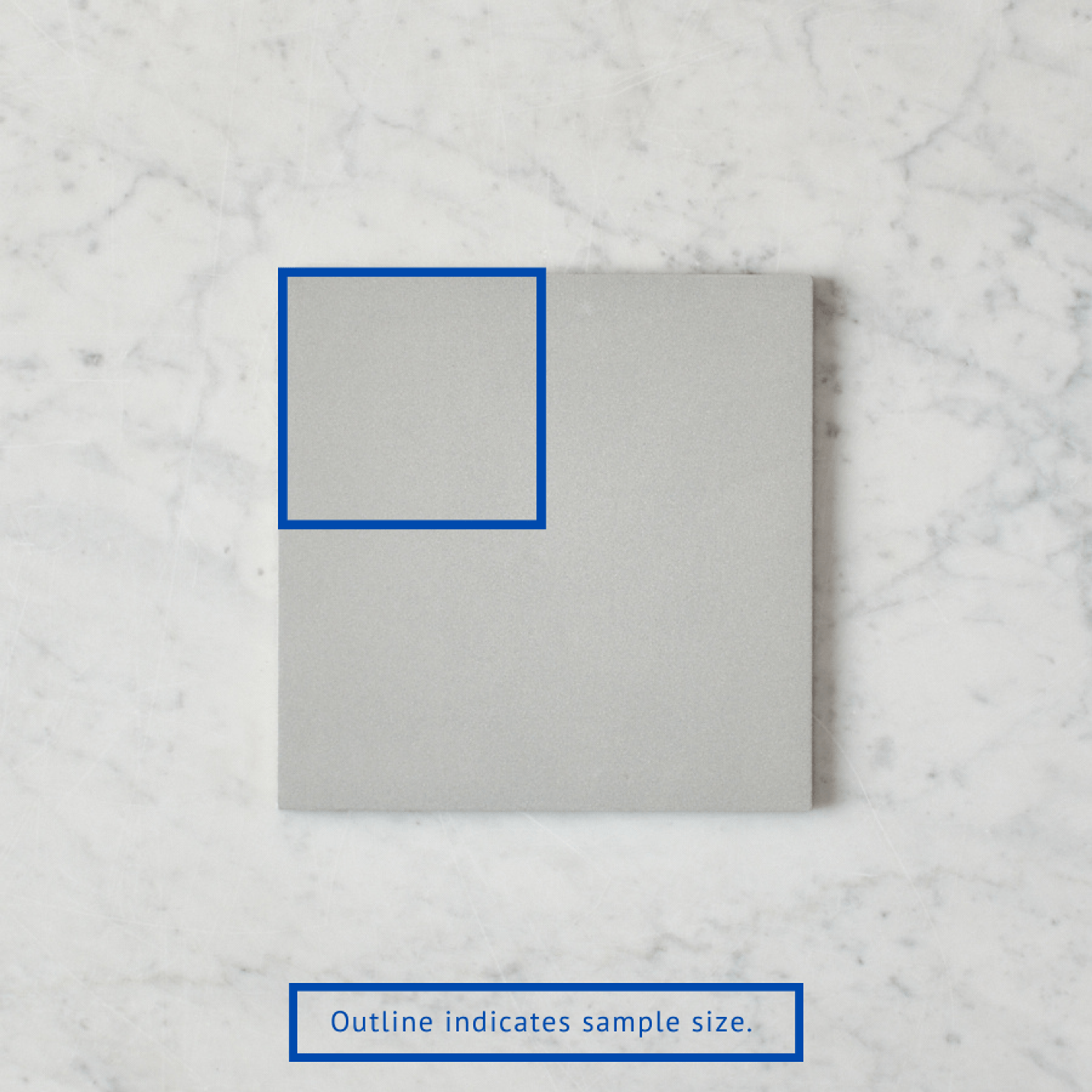 TC SAMPLE Silver Beach Grey Encaustic Look Square Sample