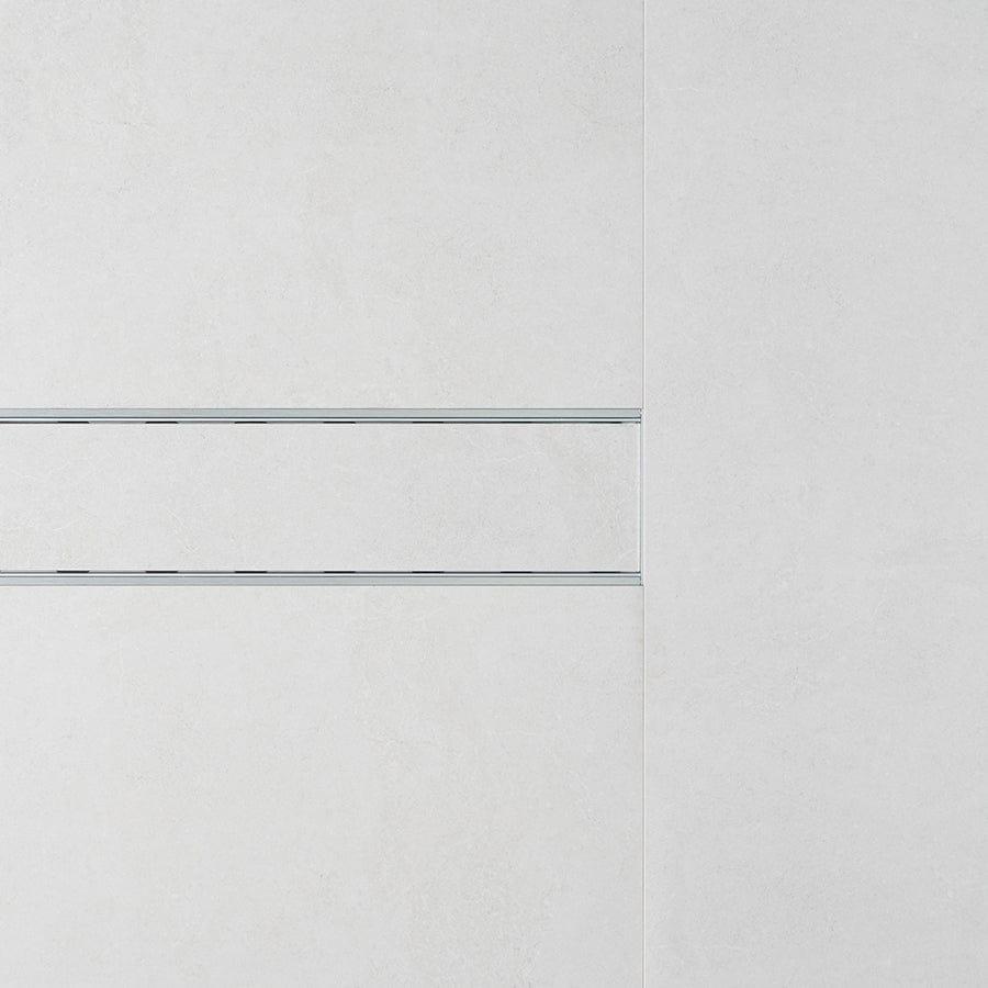 TileCloud TAPWARE Alumunium Floor Drain 1M Brushed Silver