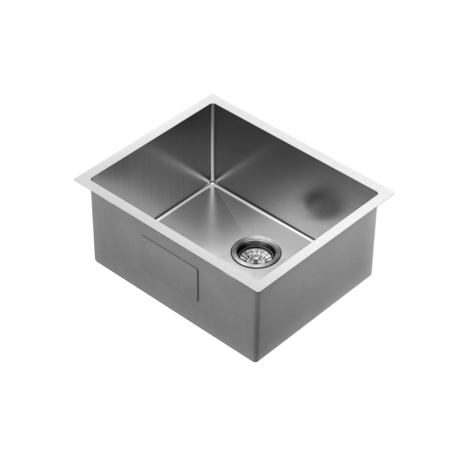 Single Bowl Deep Sink 550x450mm Stainless Steel | TileCloud