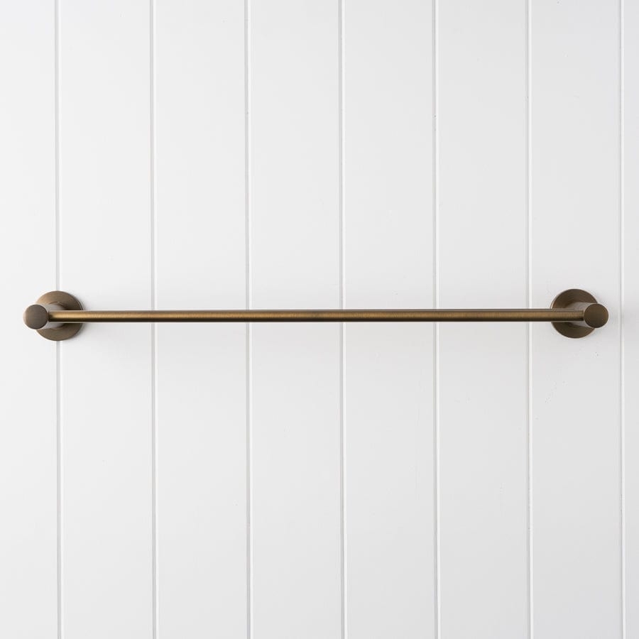 TileCloud TAPWARE Melbourne Double Towel Rail Antique Brass